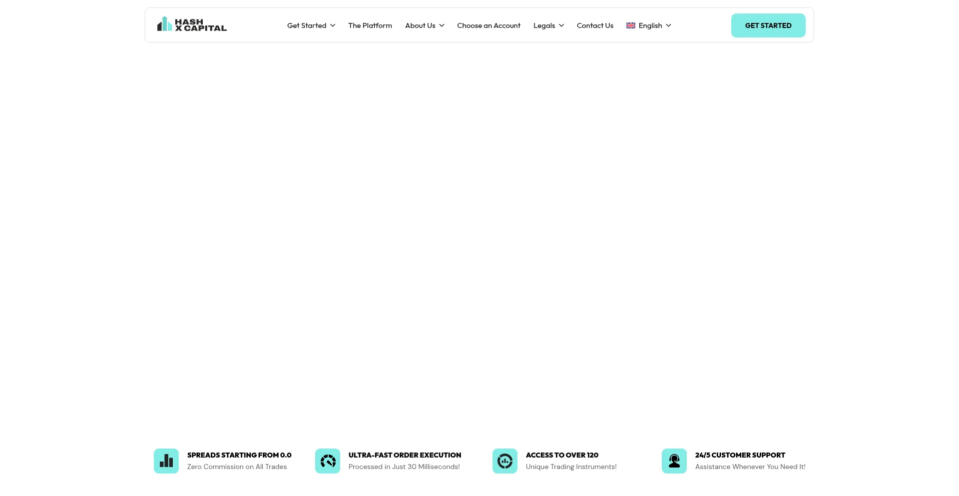 Website screenshot of Hashxcapital.com