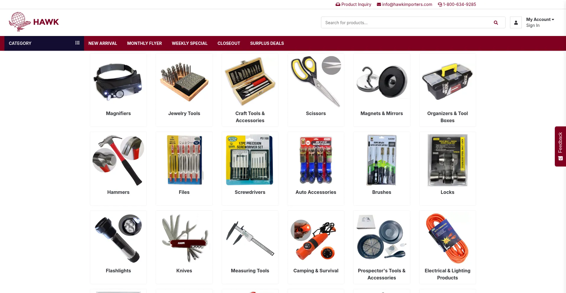 Hawkimporters.com