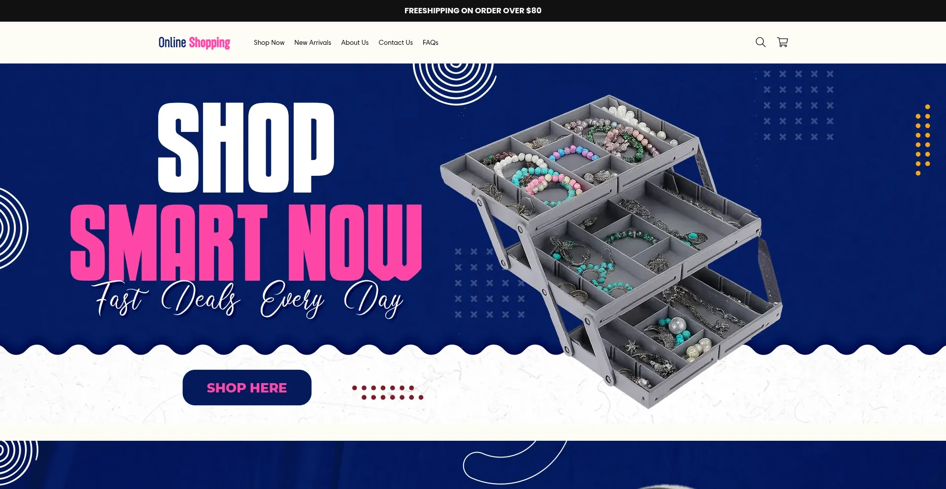 Website screenshot of Hayishop.com