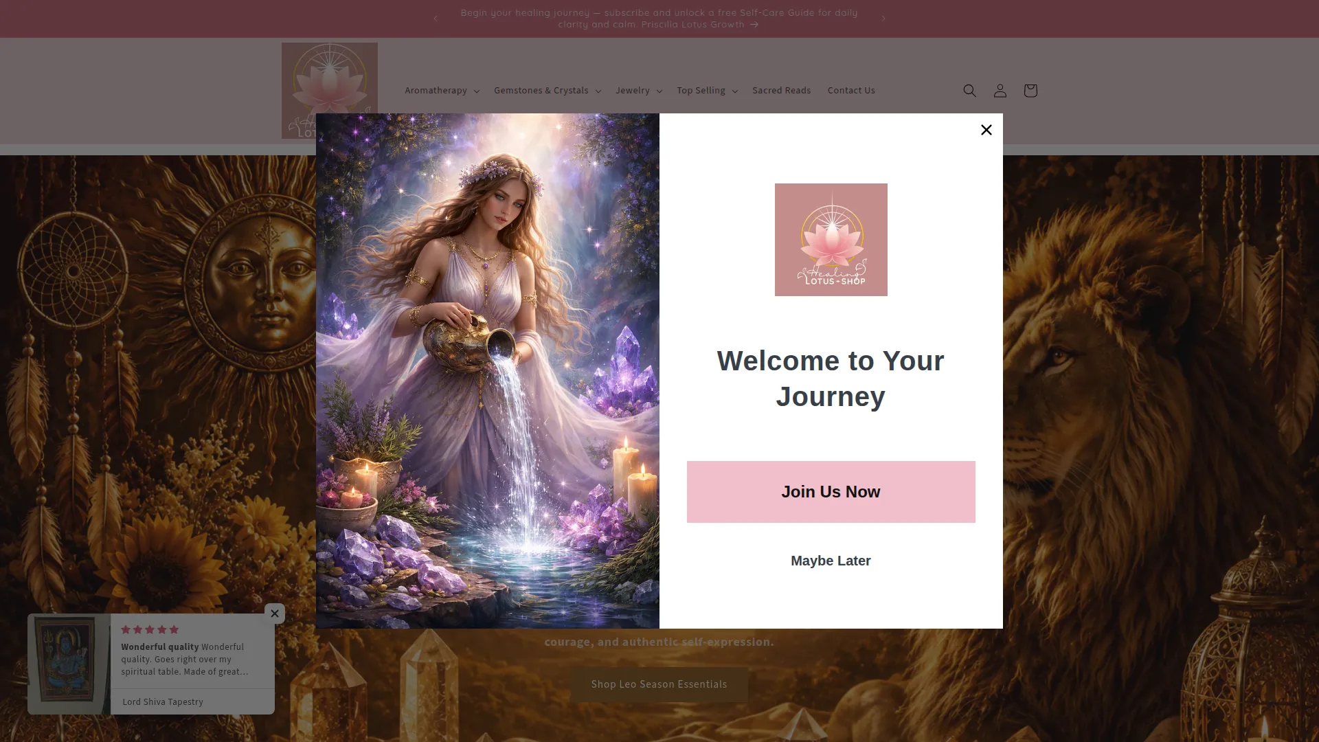 Healinglotusshop.com