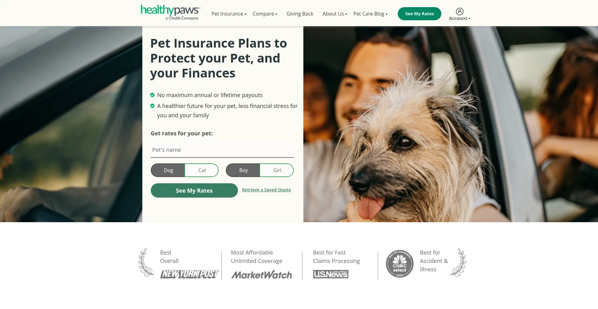 Healthypawspetinsurance.com