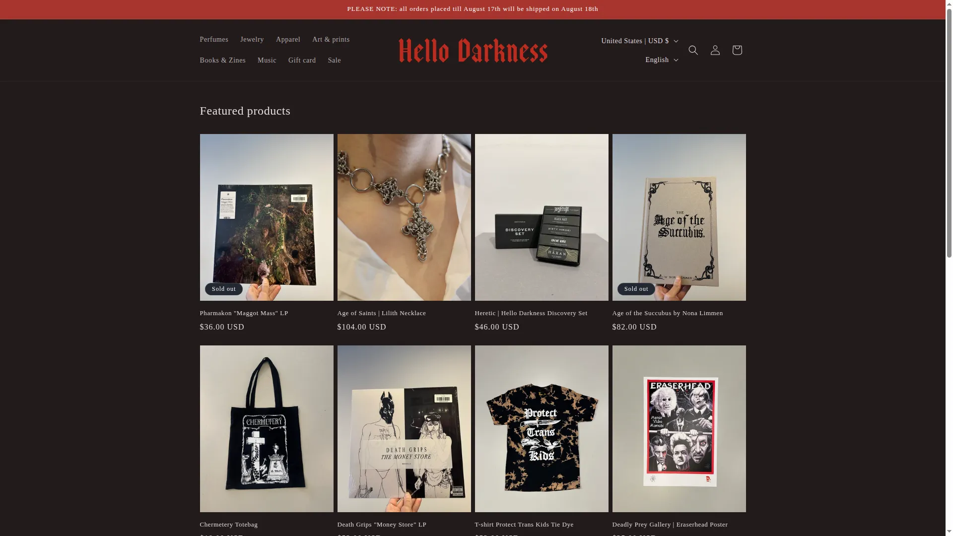 Hellodarknessstore.com