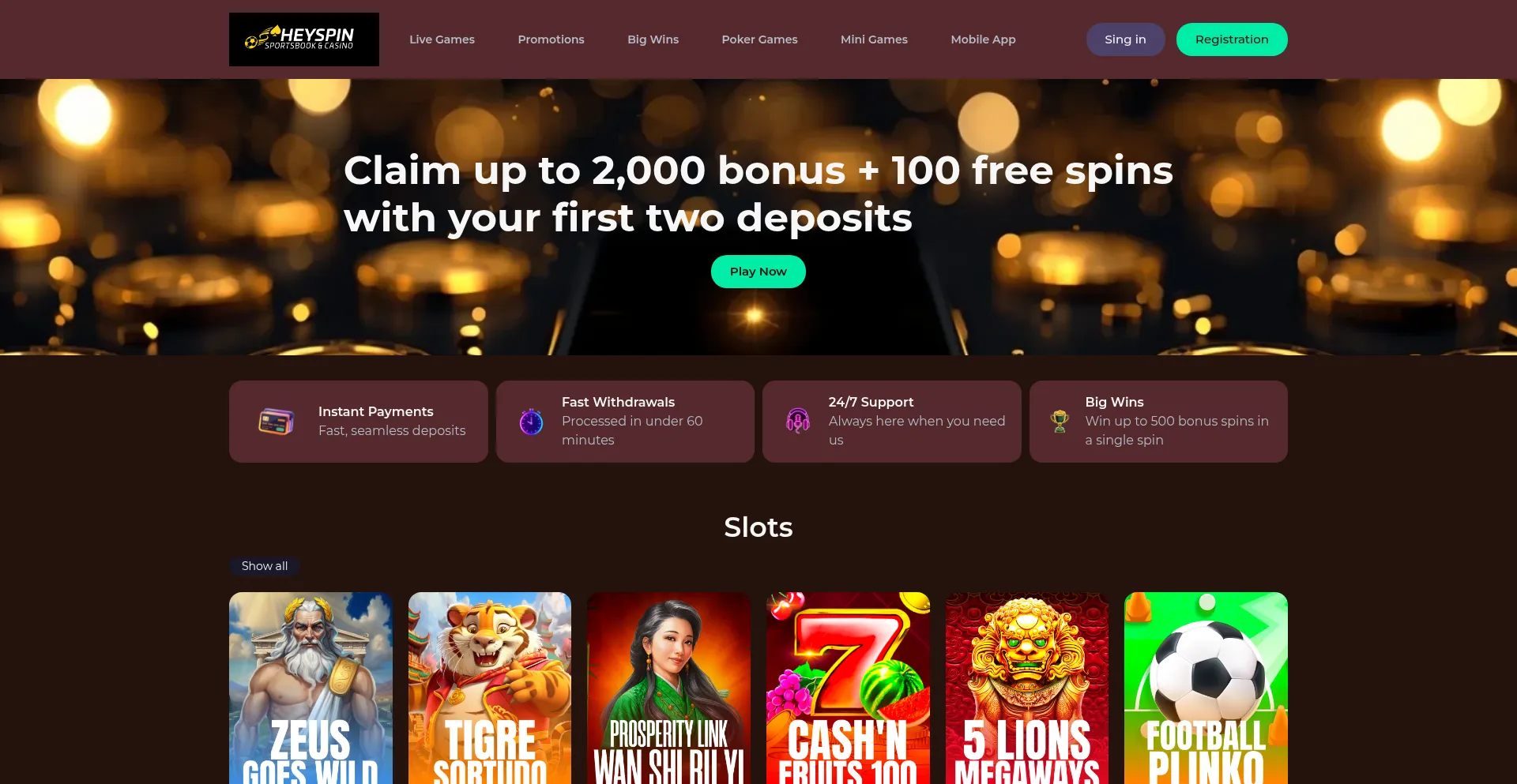 Hey-spin.online