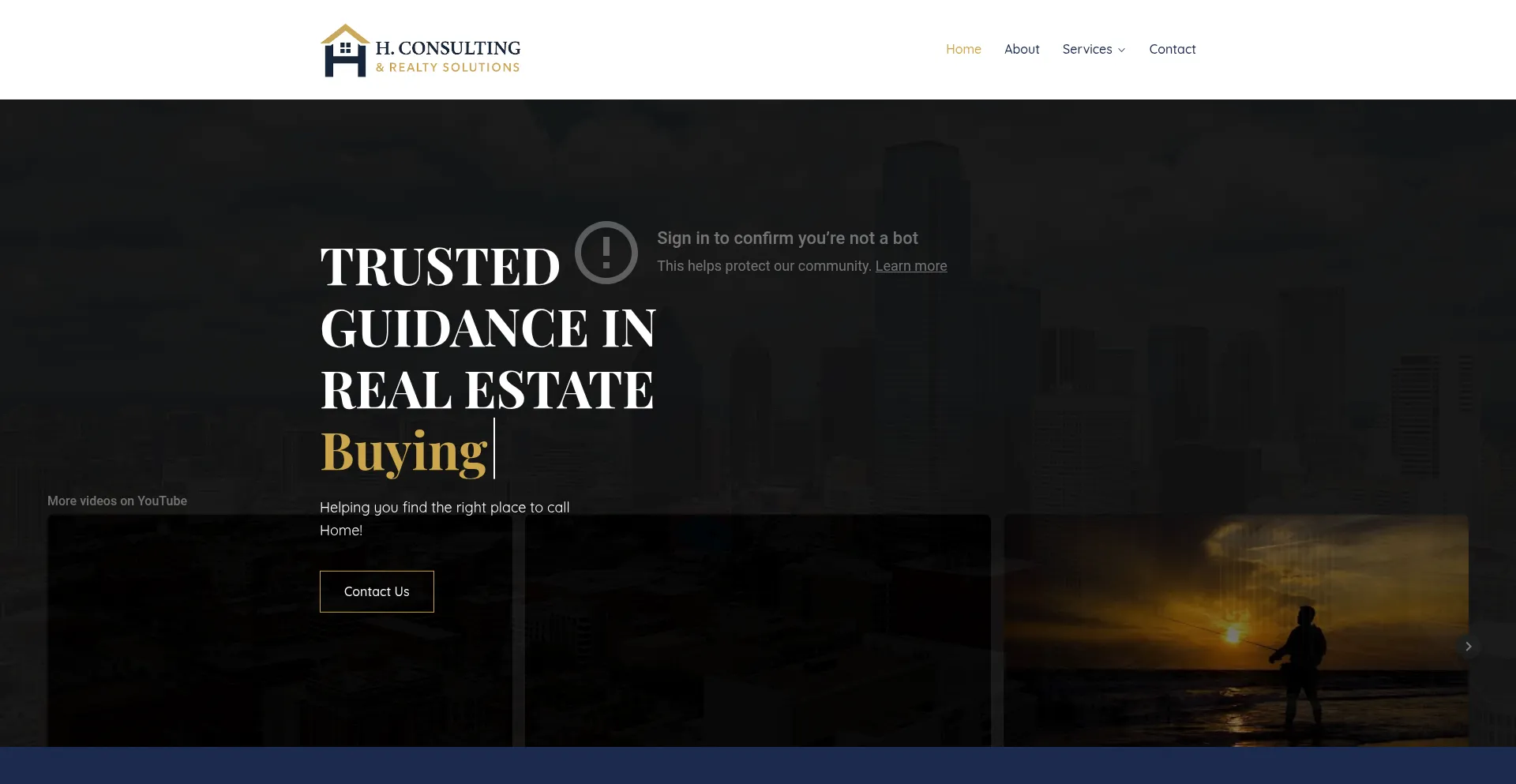 Website screenshot of Hguidesyouhome.net