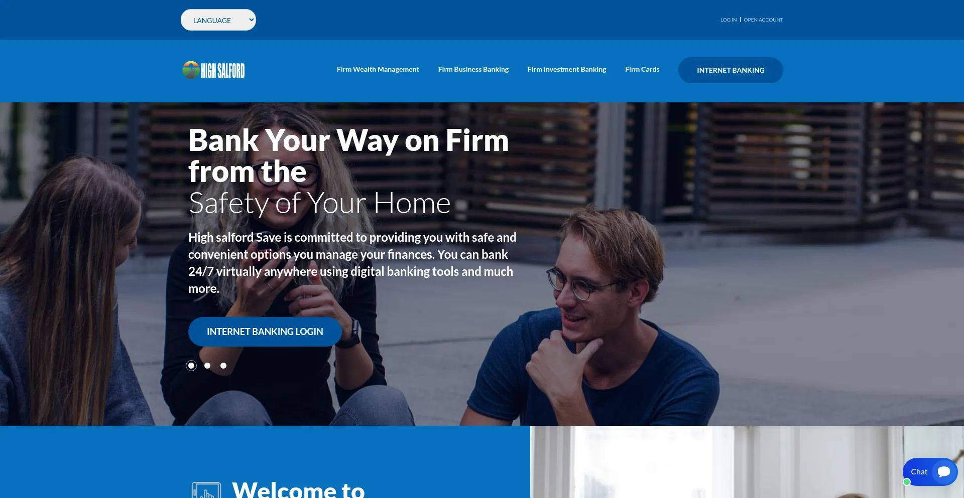 Website screenshot of Highsalford.com