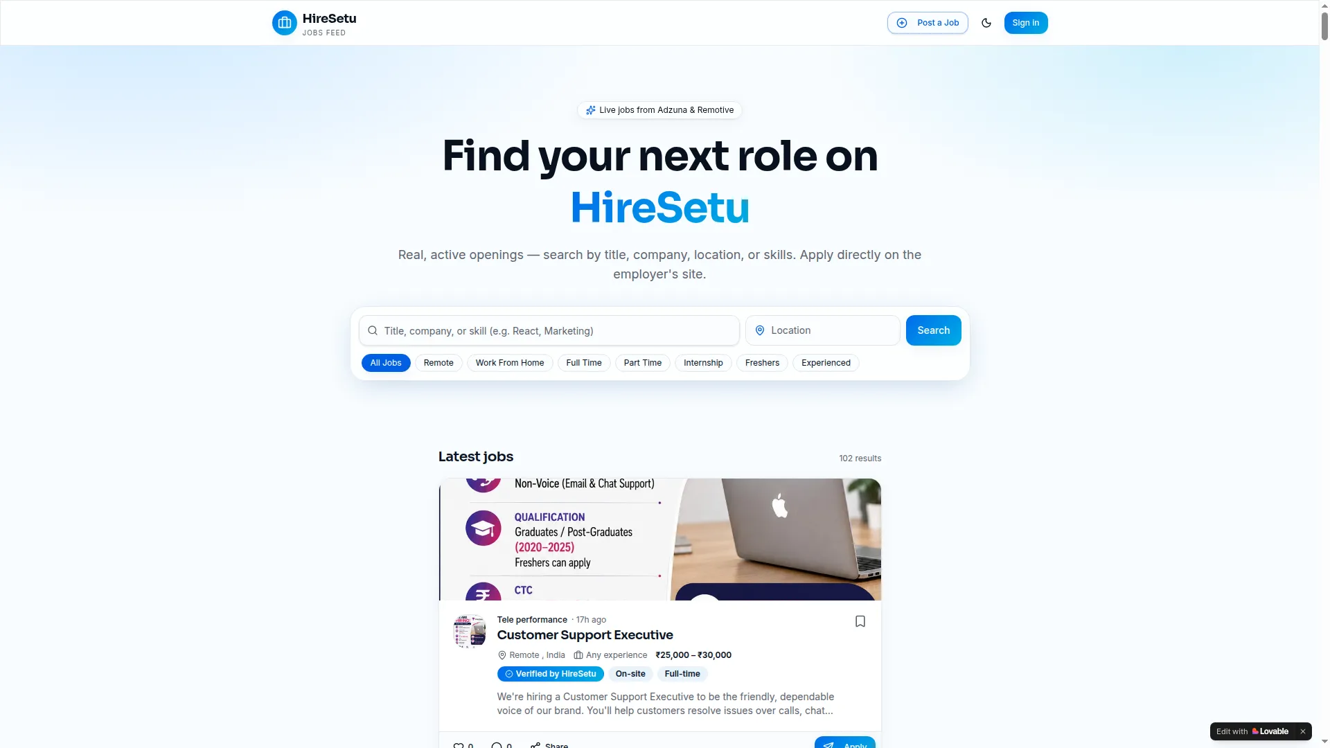Hiresetu-ai.lovable.app