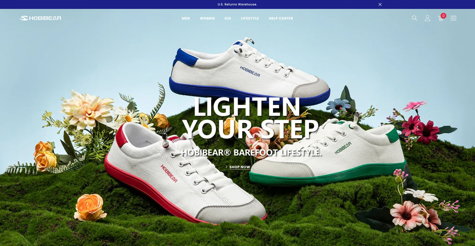 Website screenshot of Hobibear.com