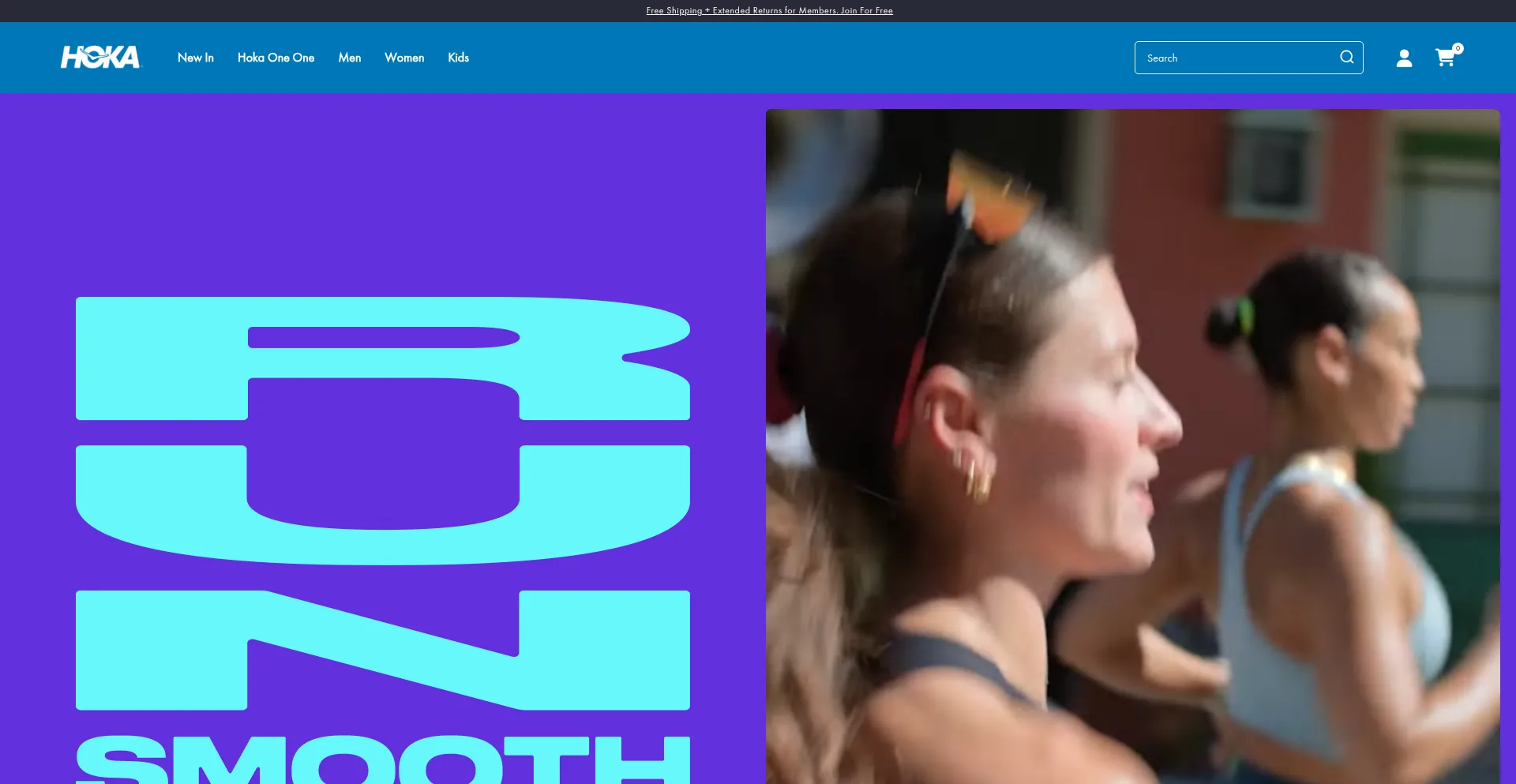 Website screenshot of Hokastore.us