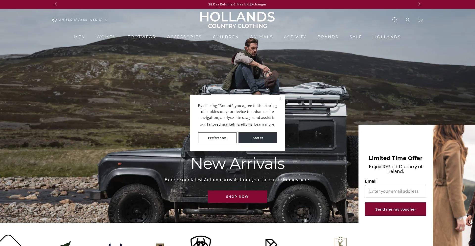 Hollandscountryclothing.co.uk