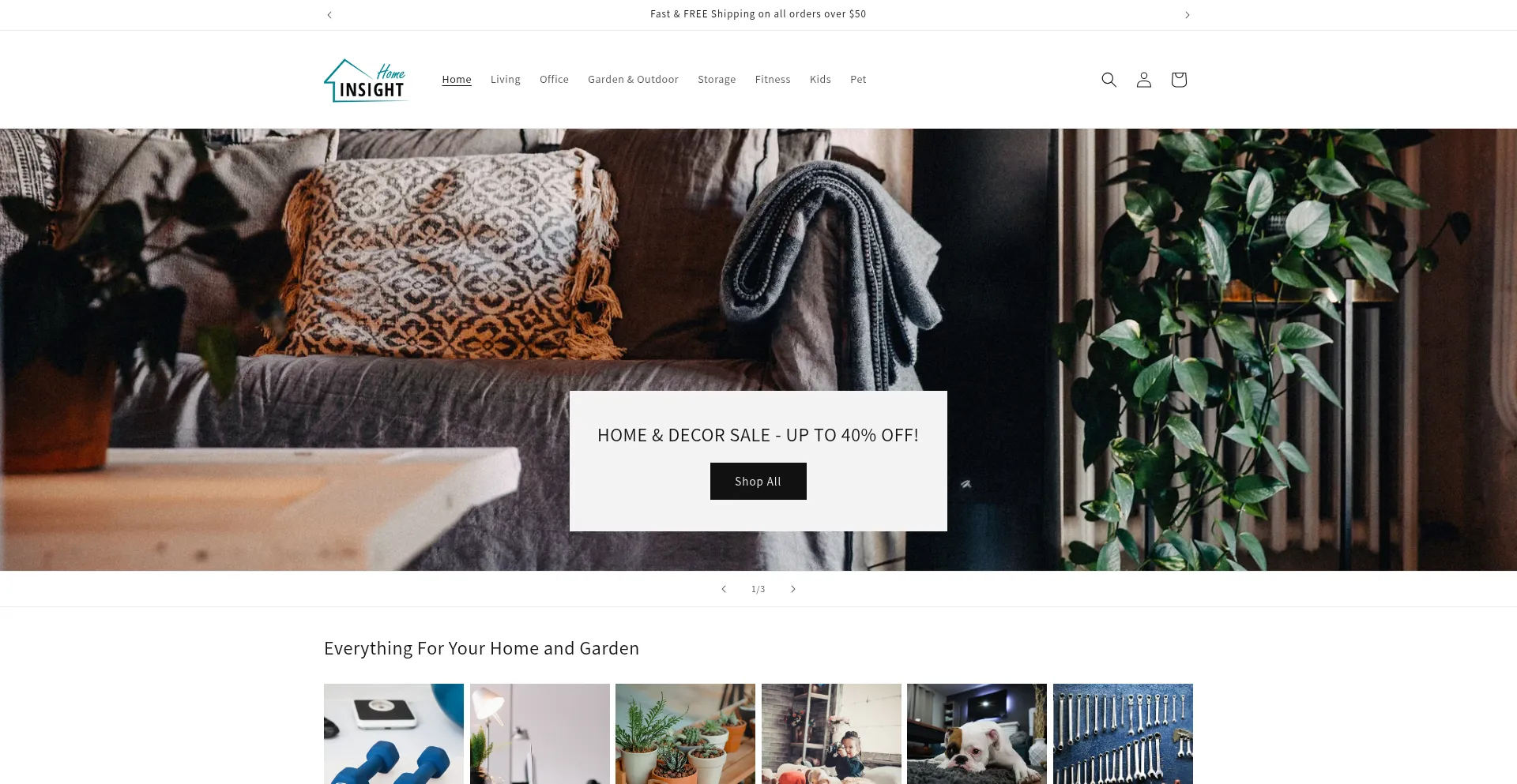 Website screenshot of Homeinsight.com.au