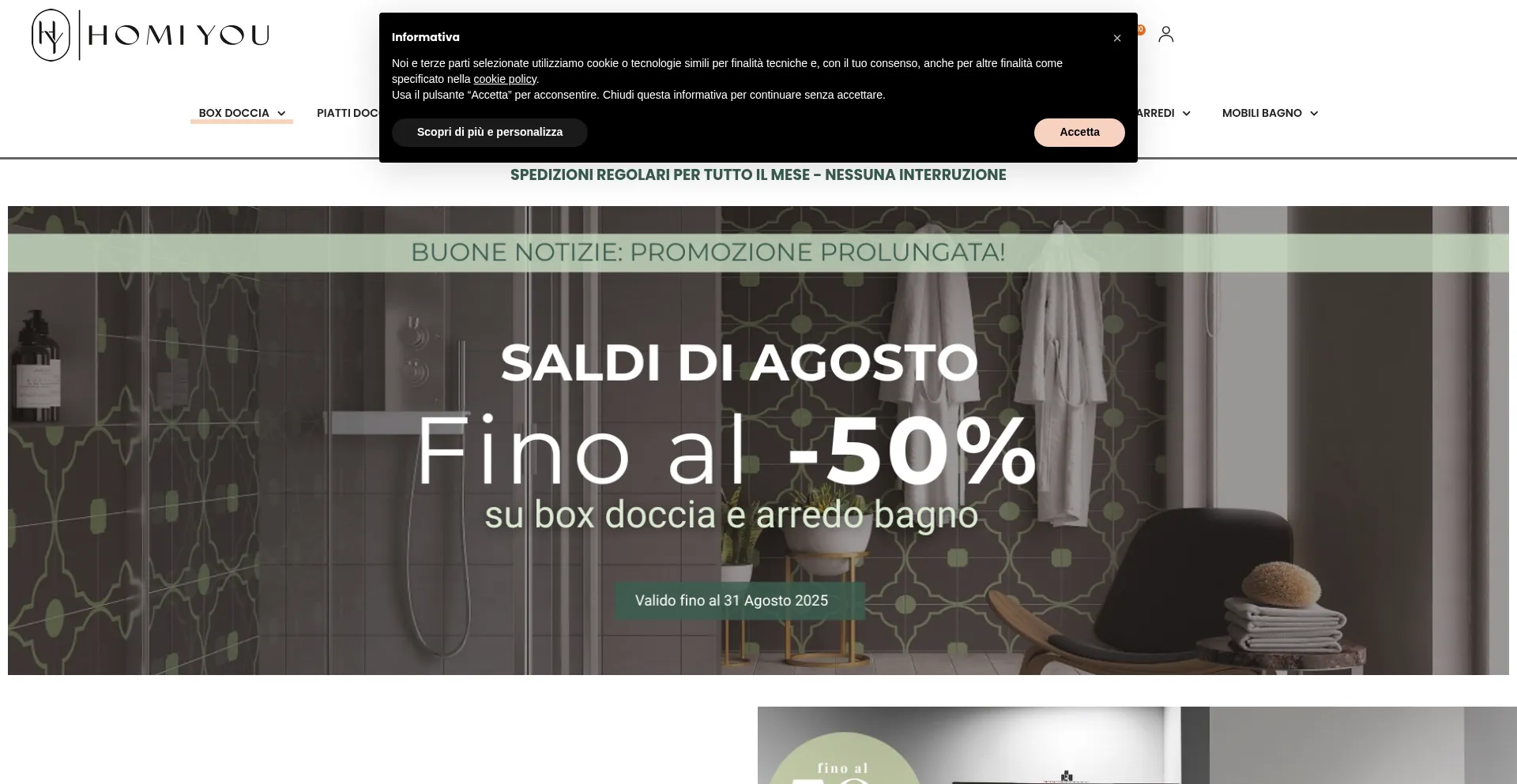 Website screenshot of Homiyou.it