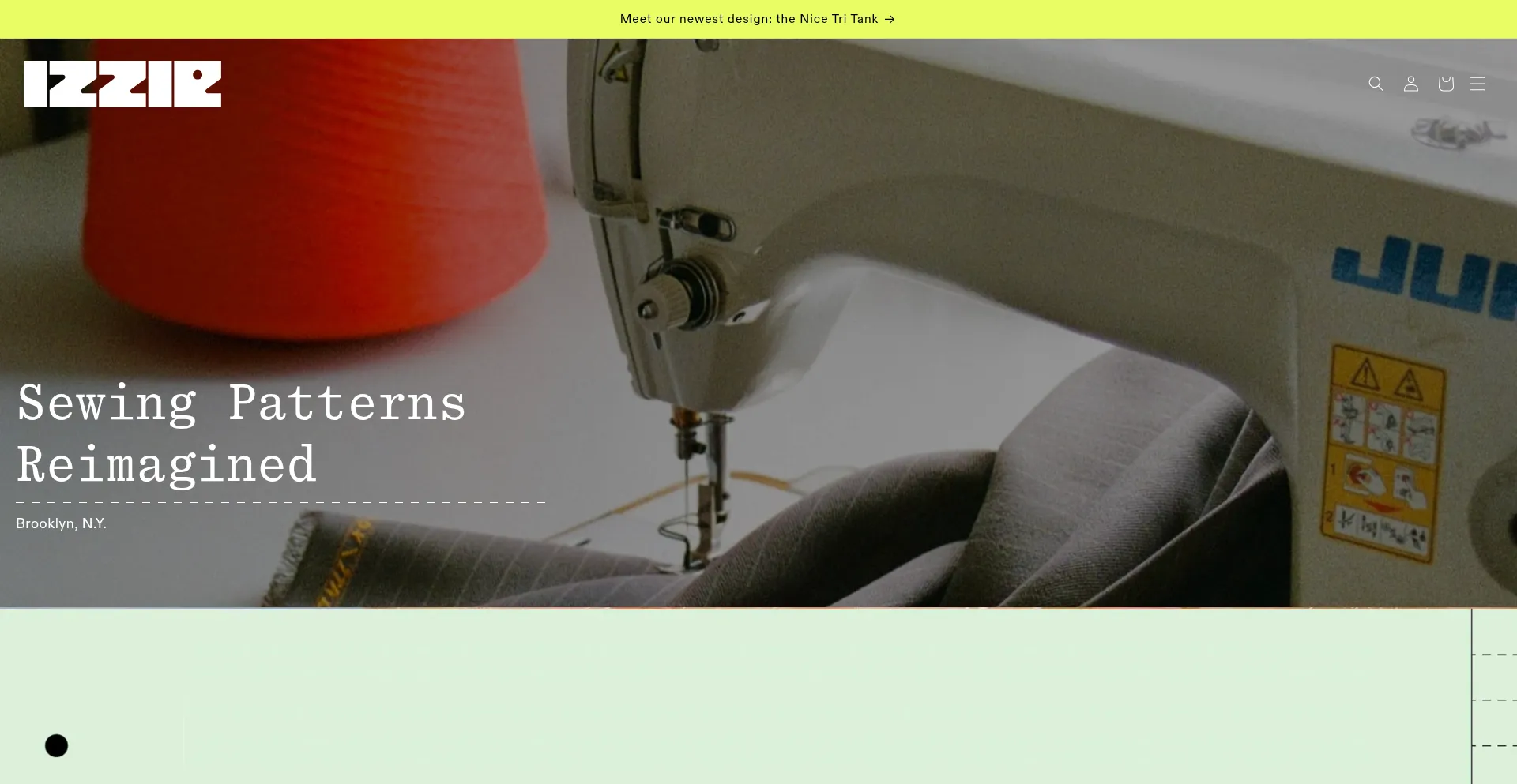 Website screenshot of Houseofizzie.com