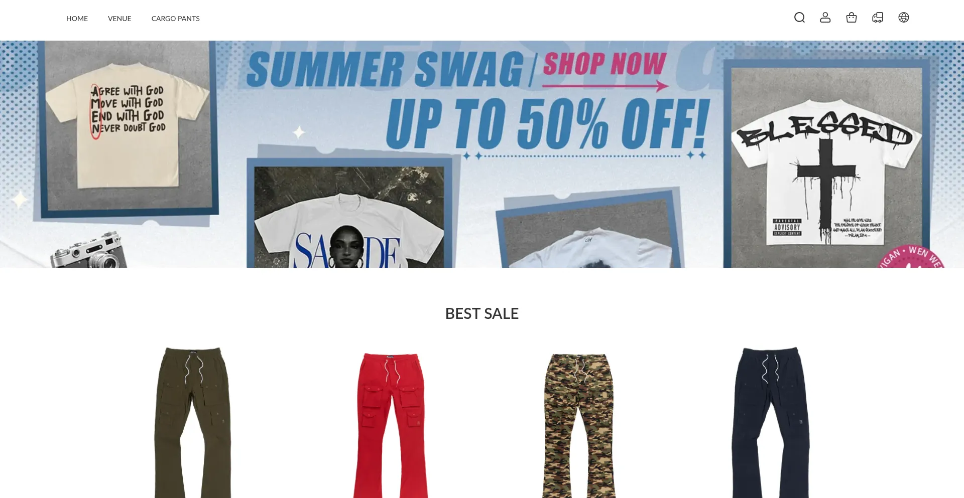Website screenshot of Hrte.store