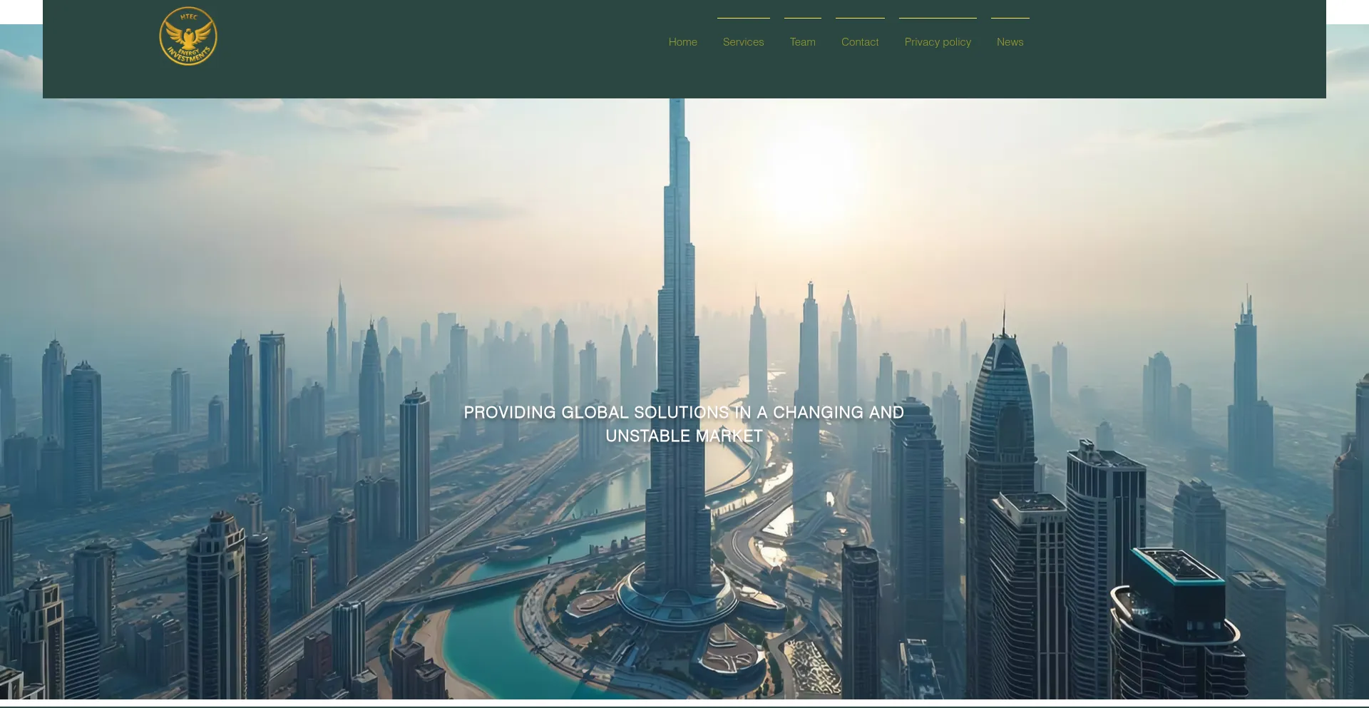 Website screenshot of Htecinvestment.com