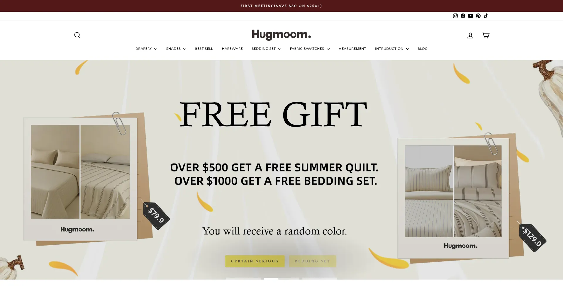 Hugmoomcurtain.com