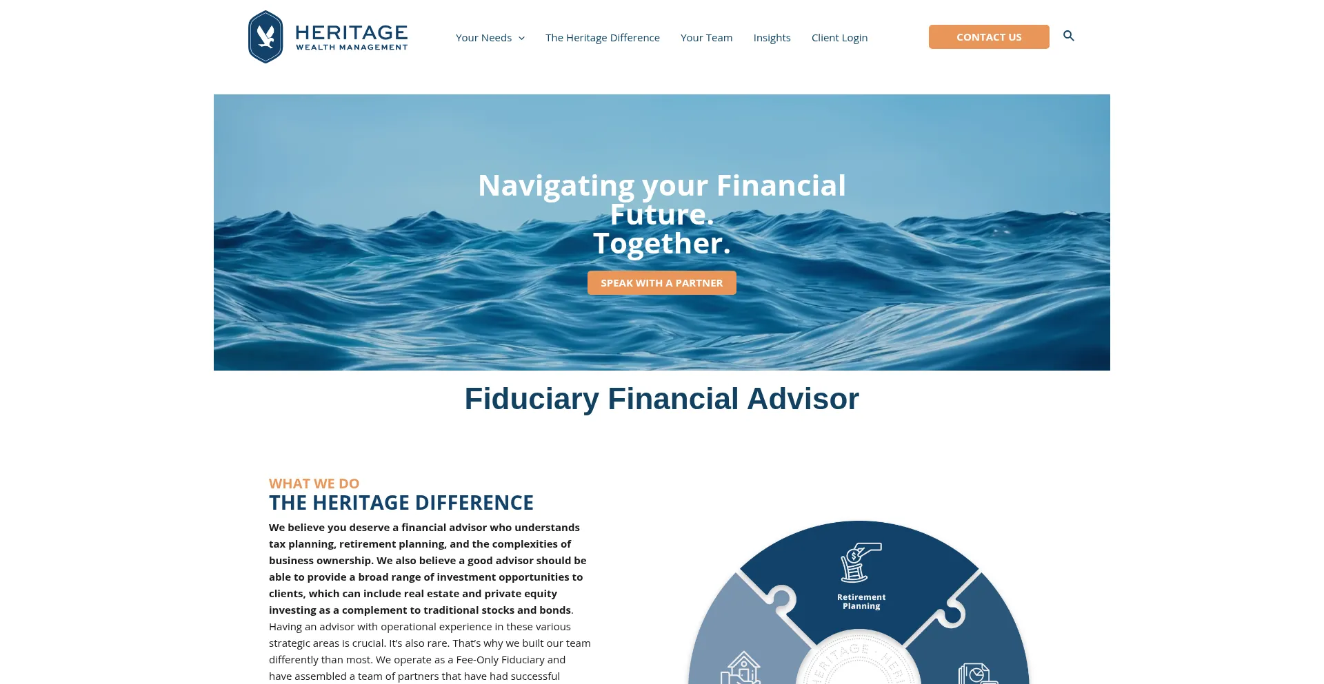 Website screenshot of Hwmi.com