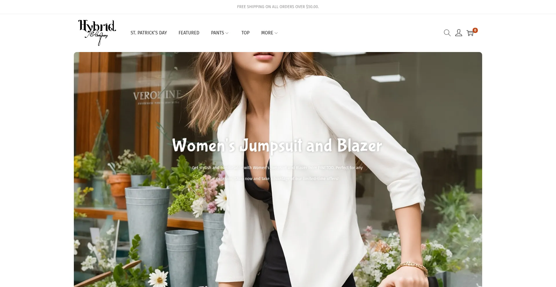 Website screenshot of Hybriddresses.com