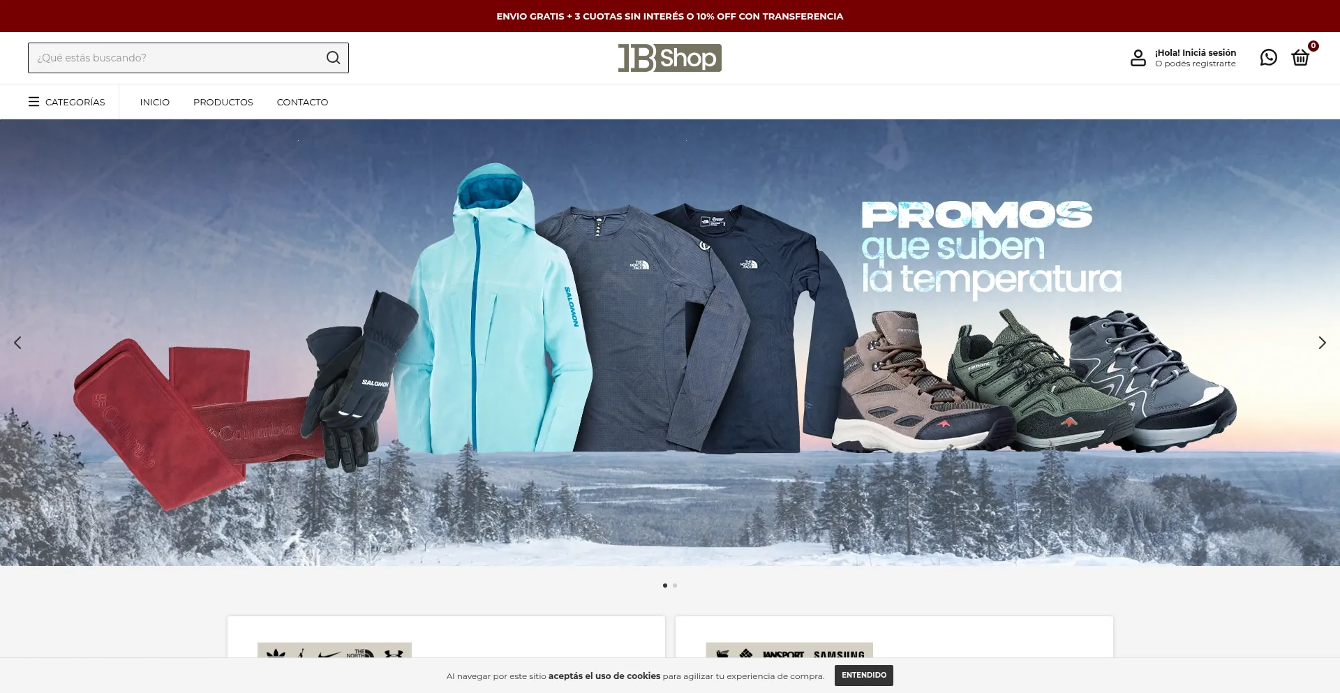 Website screenshot of Ibshopar.com