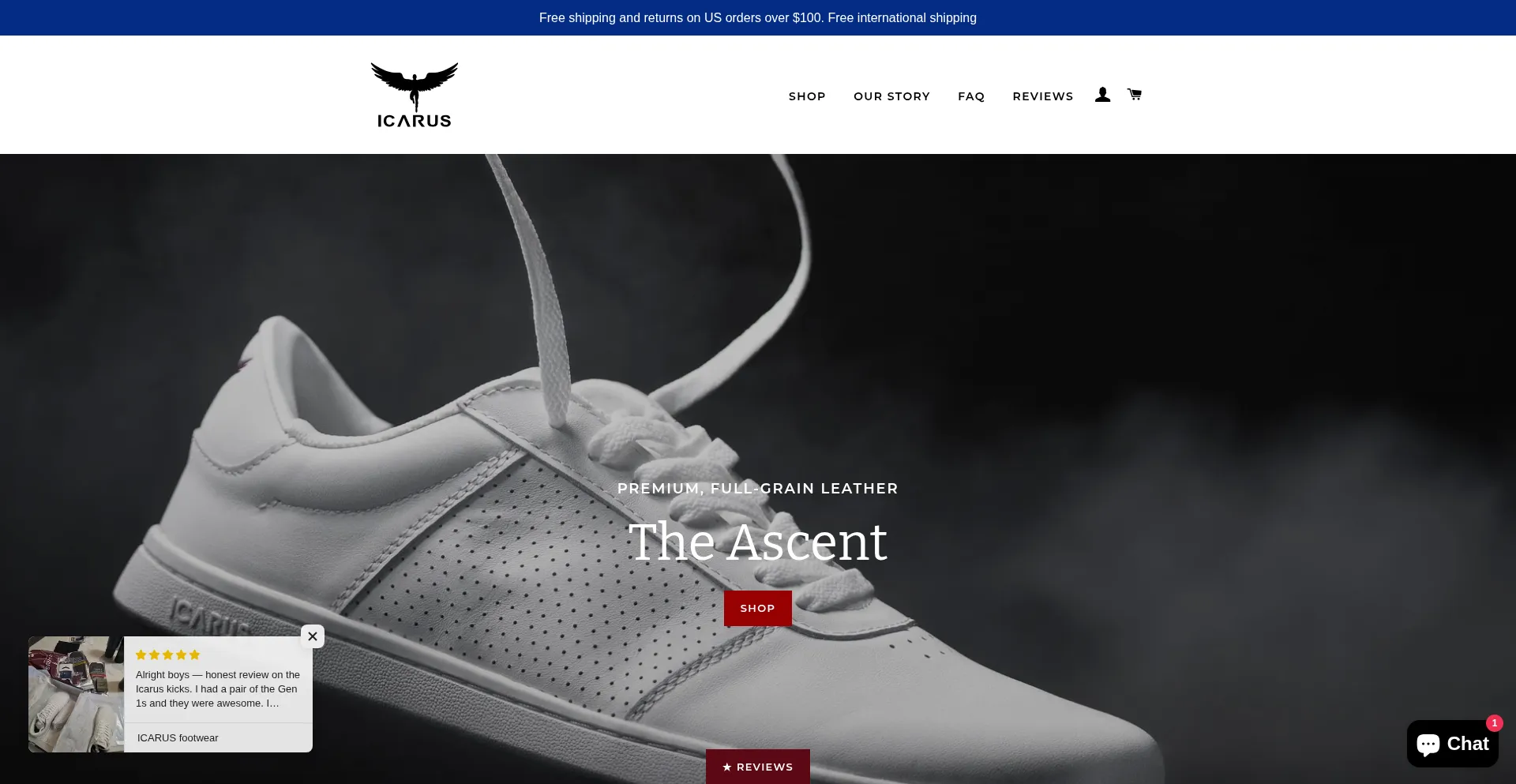 Icarusfootwear.com
