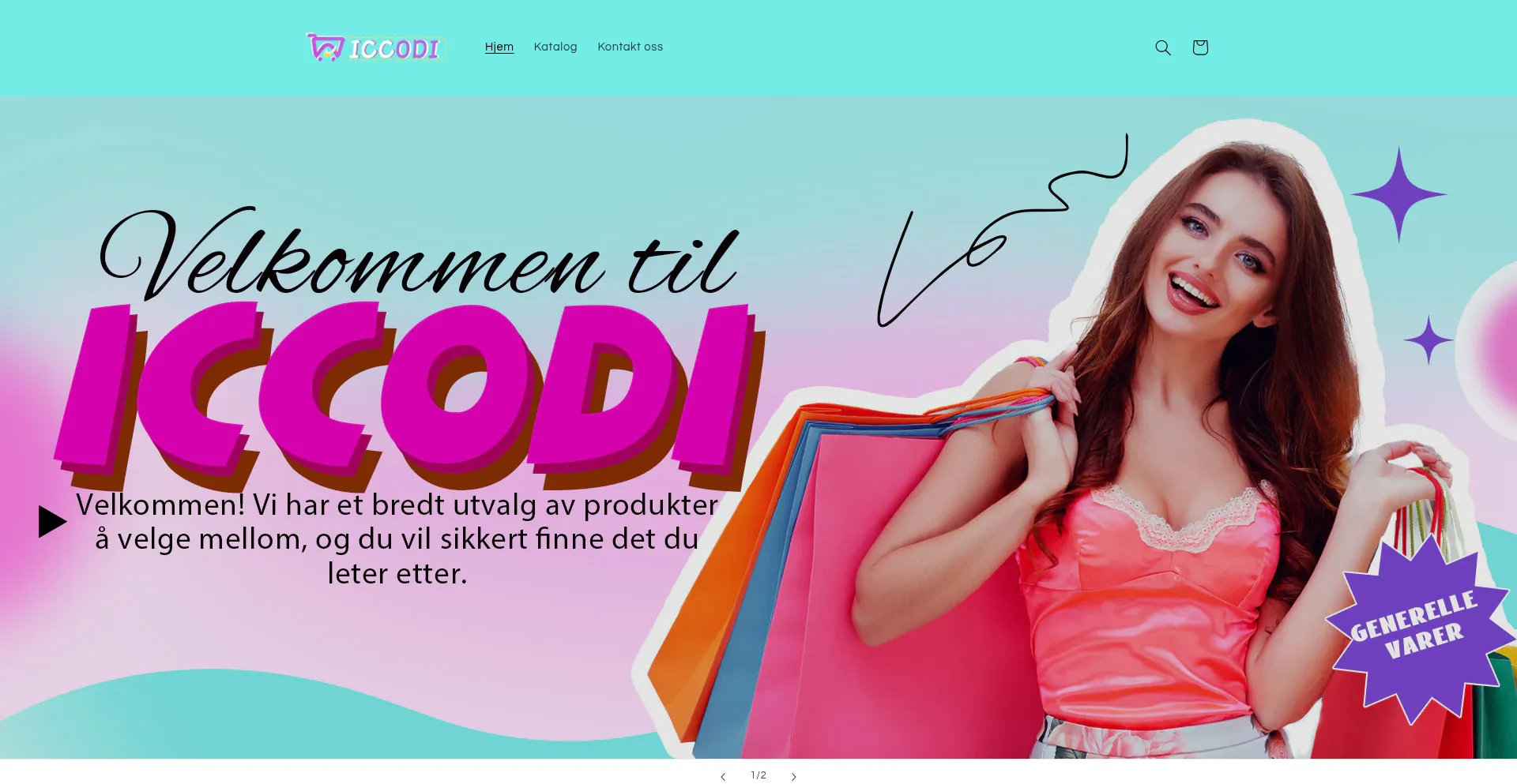 Website screenshot of Iccodi.com