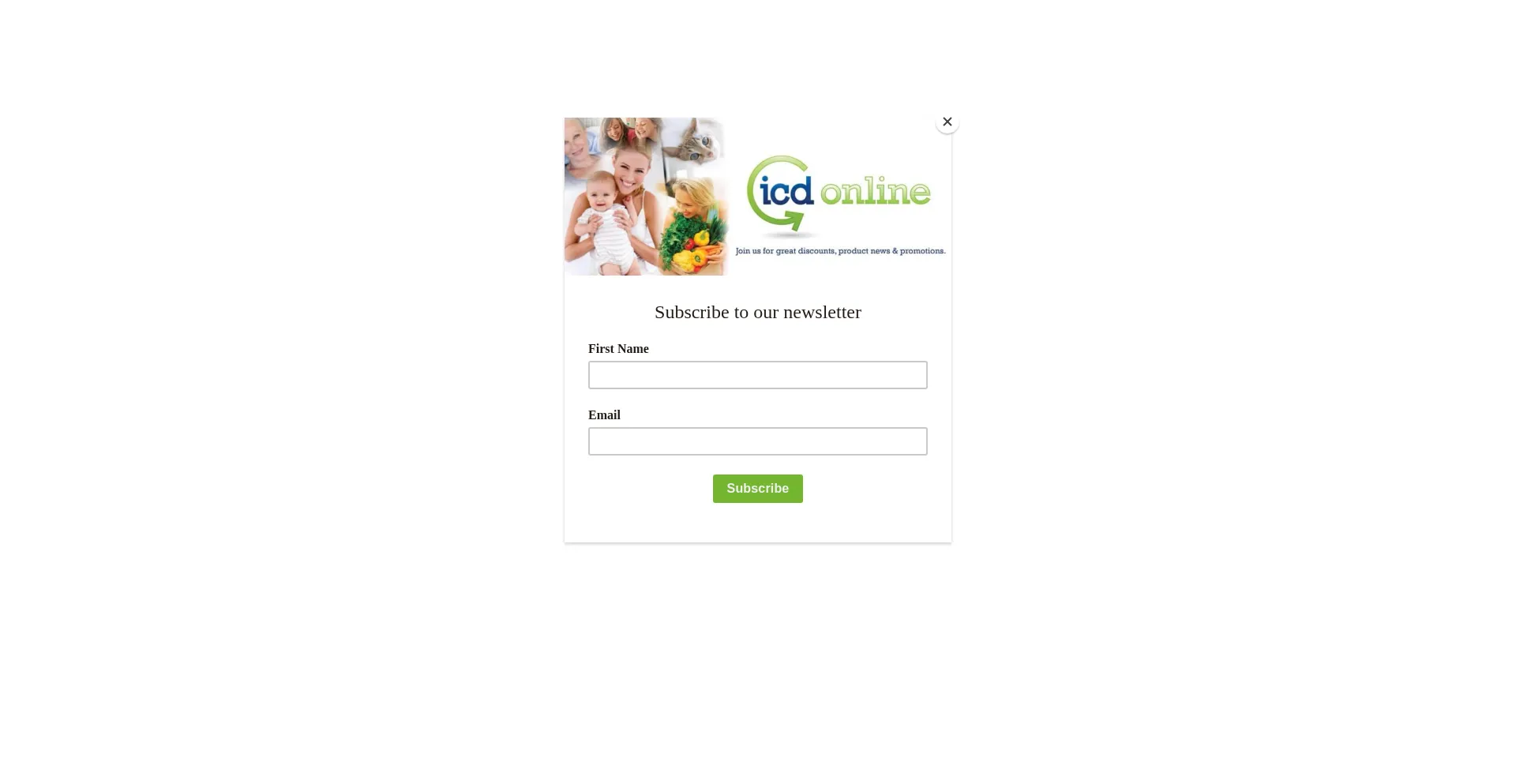 Website screenshot of Icdonline.com.au