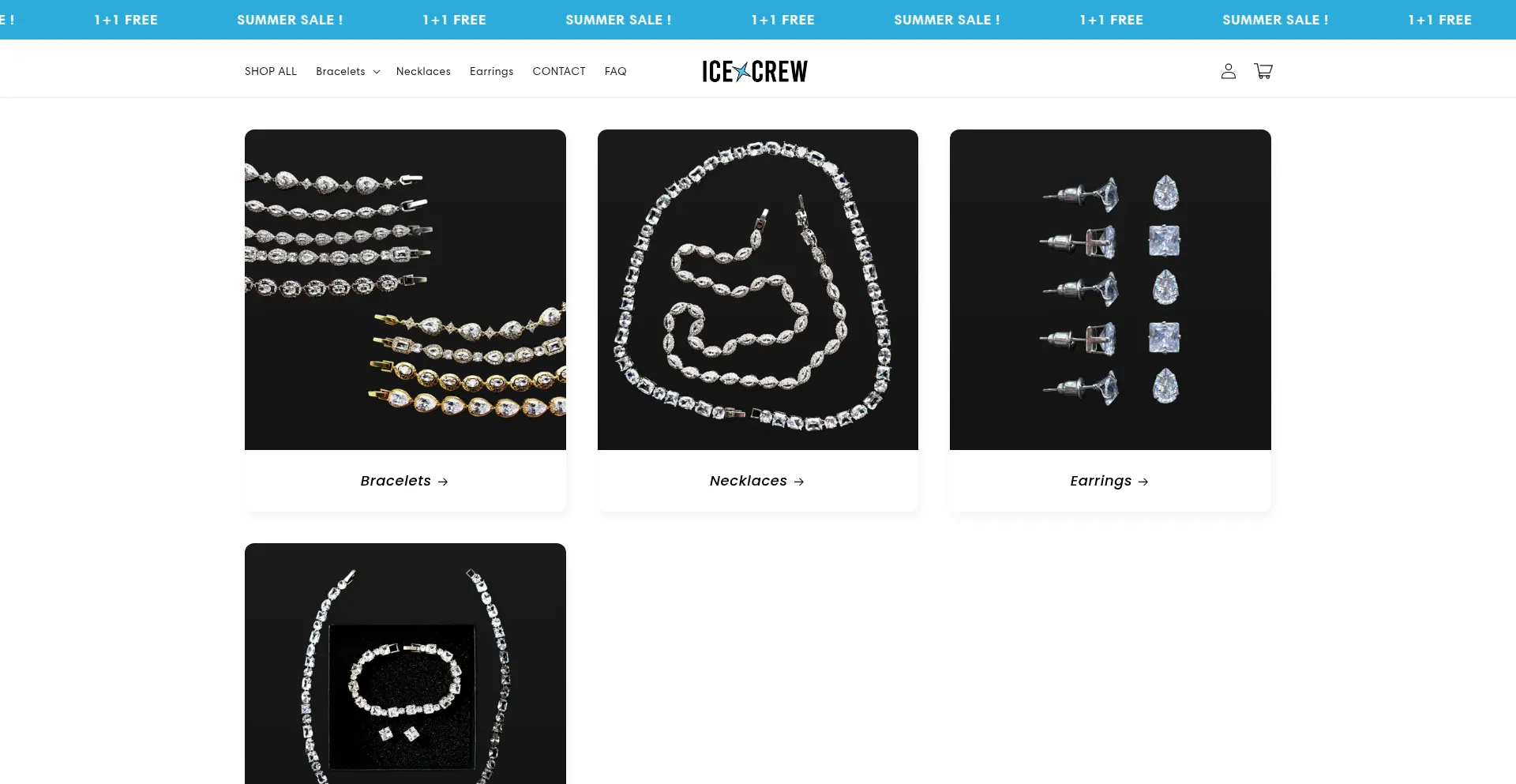 Website screenshot of Icecrew.shop