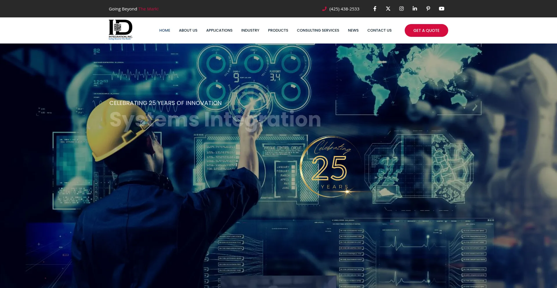 Website screenshot of Id-integration.com