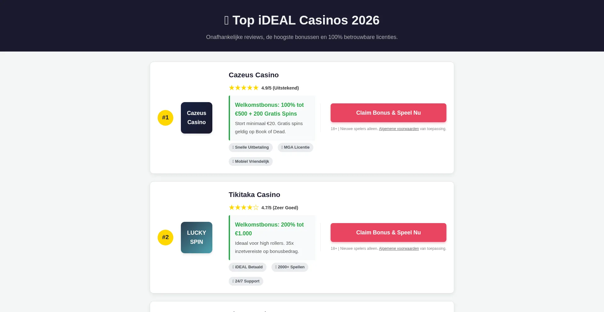 Ideal-casinos.info