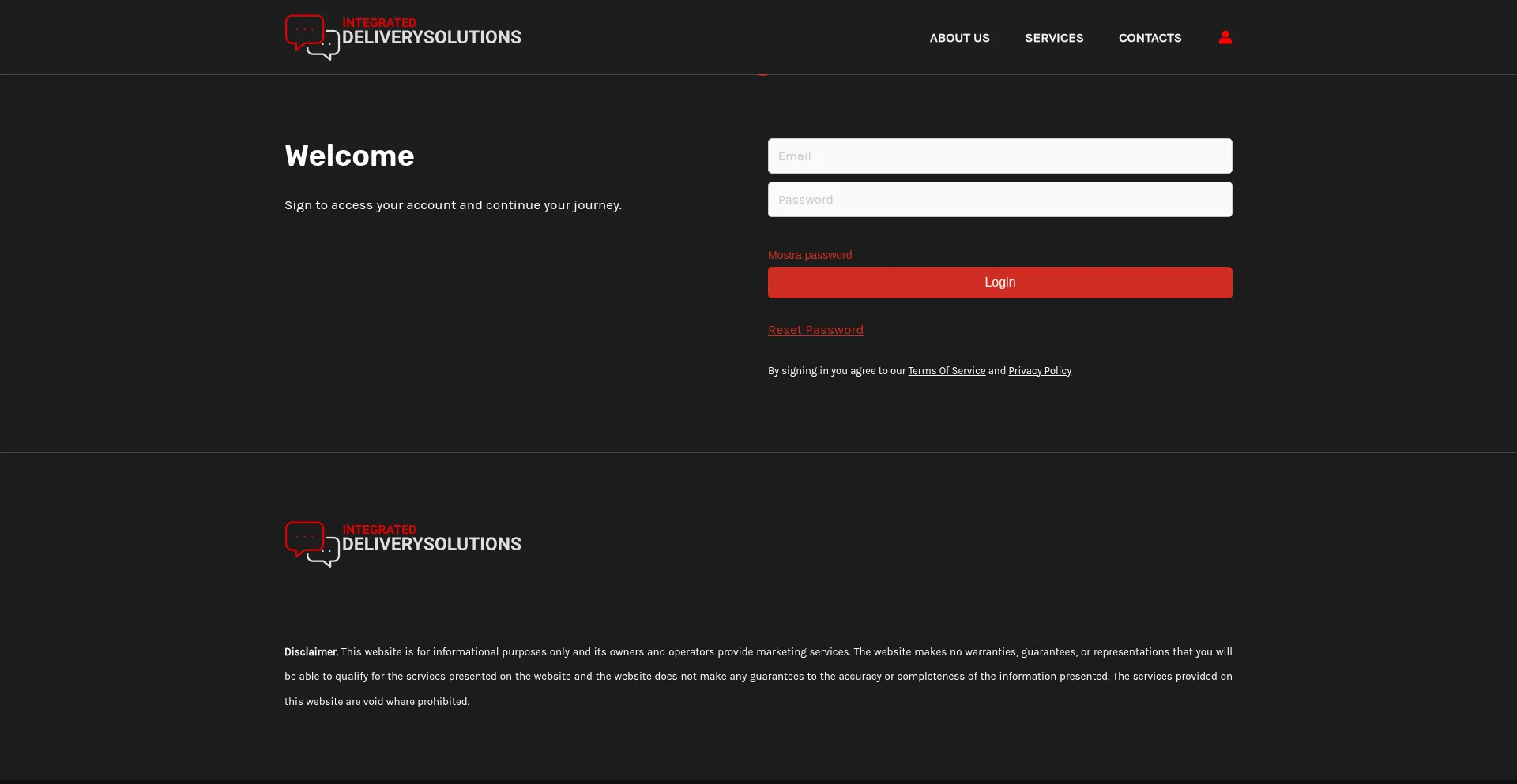 Website screenshot of Idstrk.com
