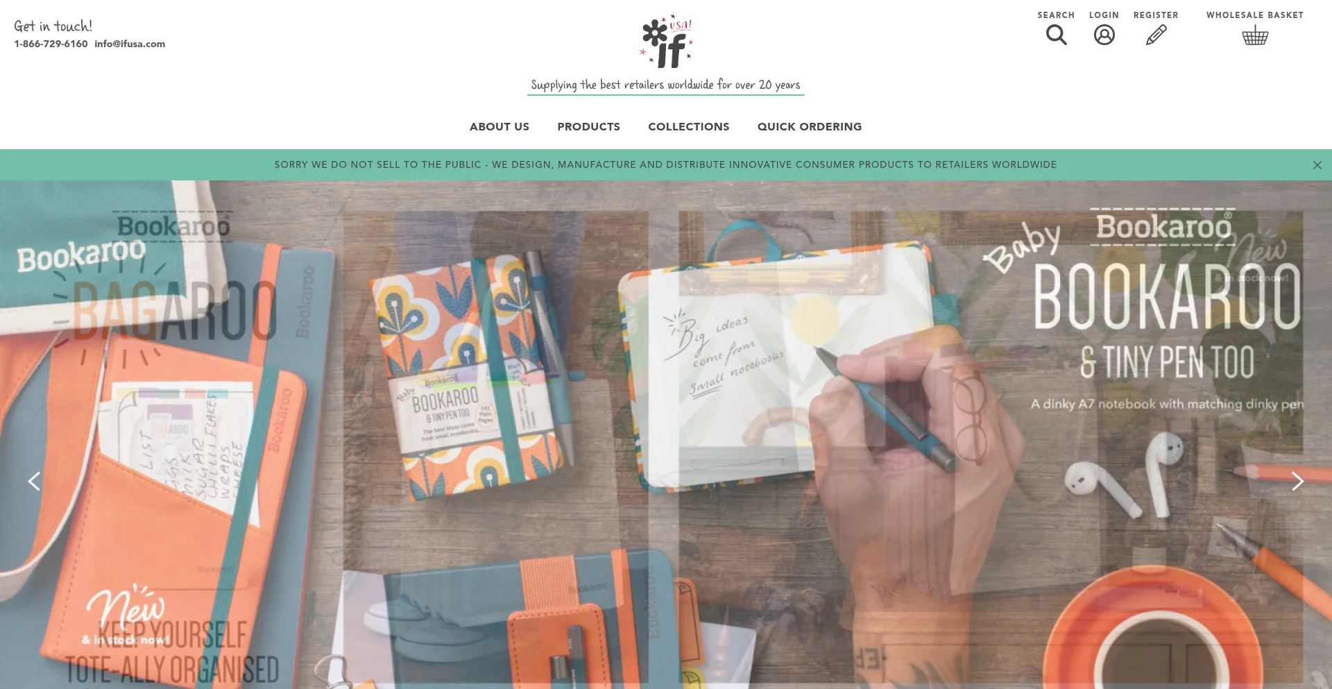 Website screenshot of Ifusa.com