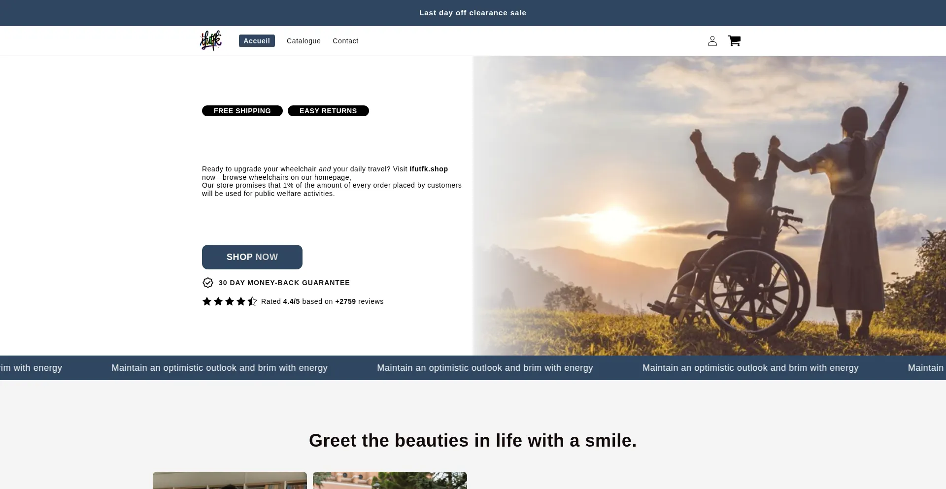 Website screenshot of Ifutfk.shop
