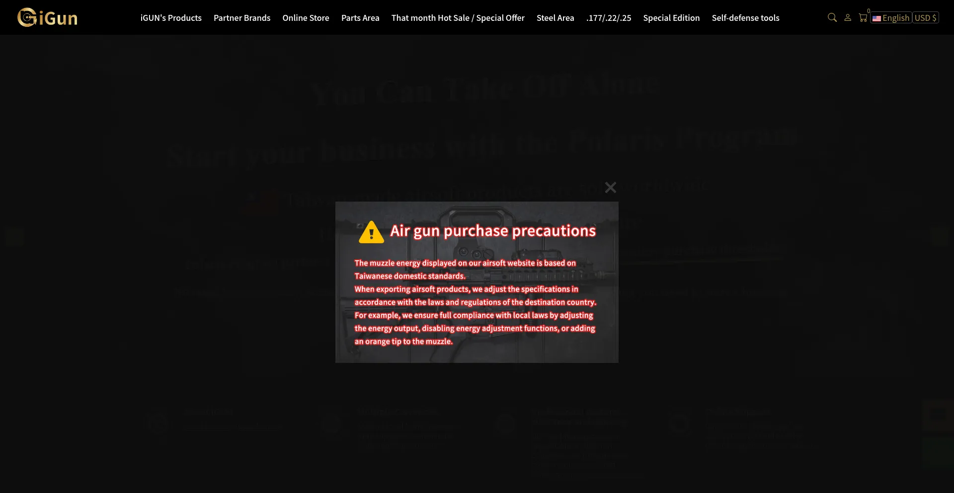 Website screenshot of Igun.com.tw
