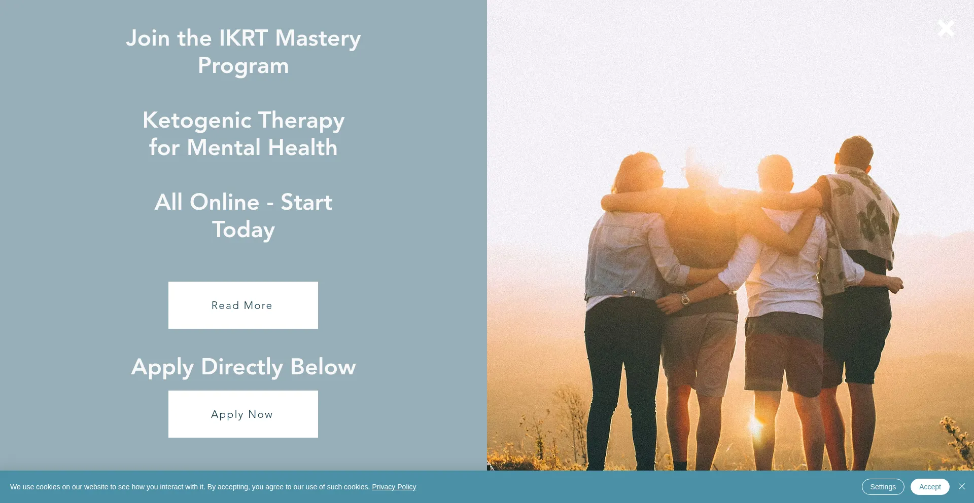 Website screenshot of Ikrt.org