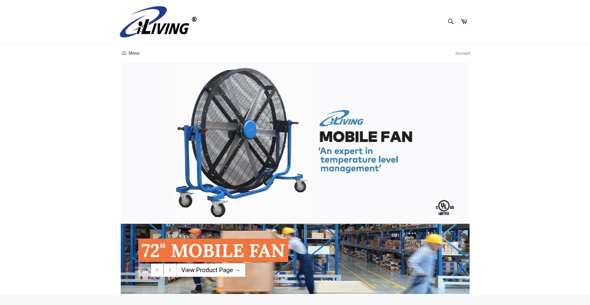 Website screenshot of Ilivingusa.com