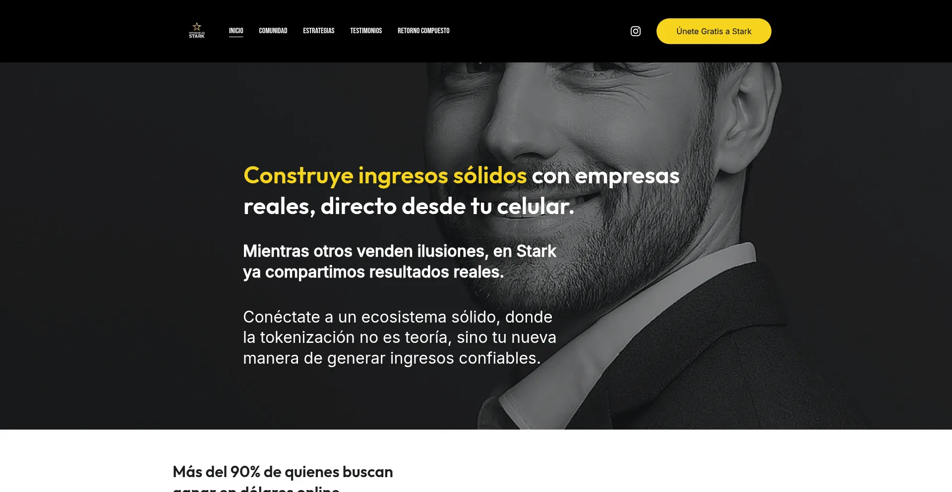 Website screenshot of Imparablesdigital.com