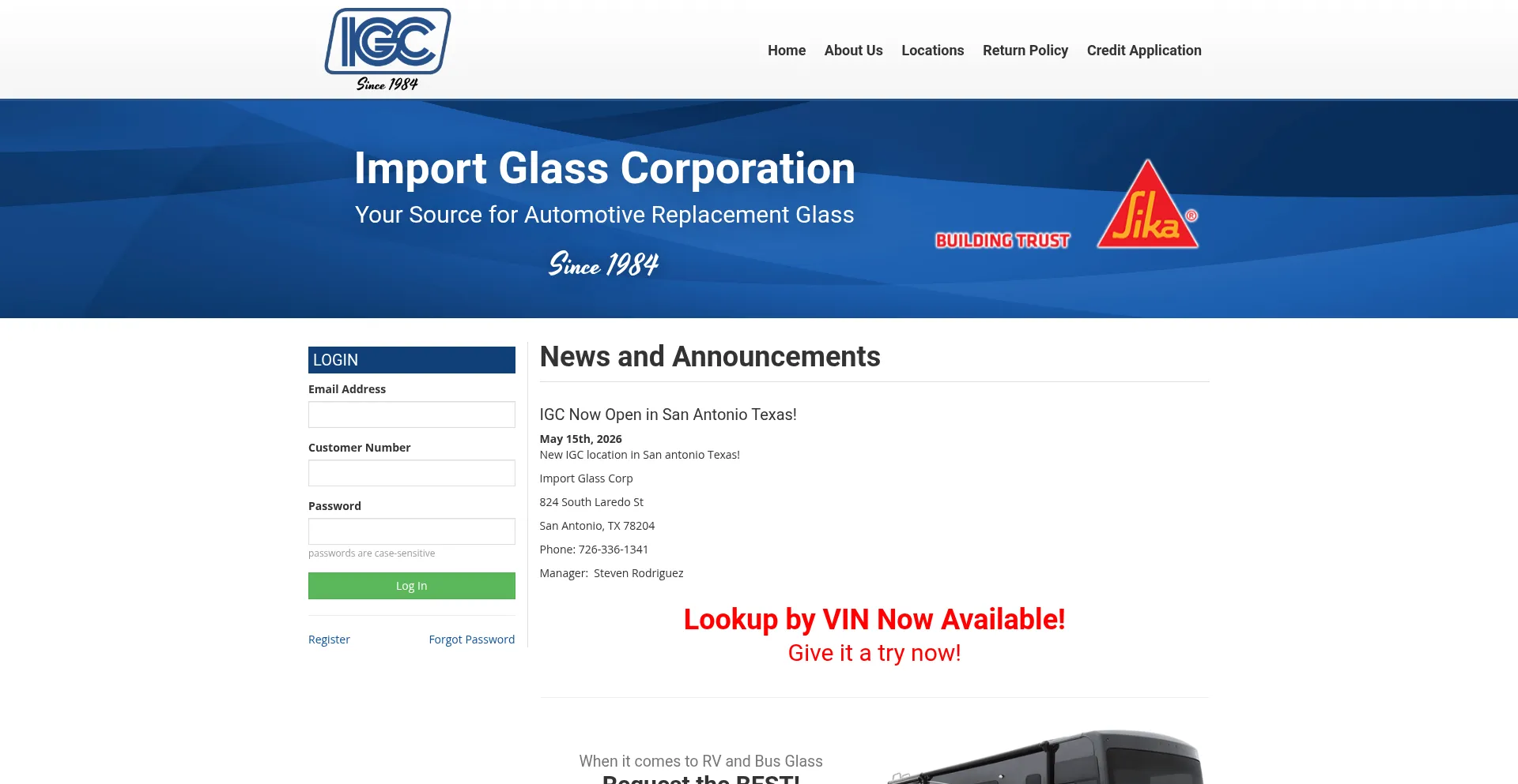 Importglasscorp.com