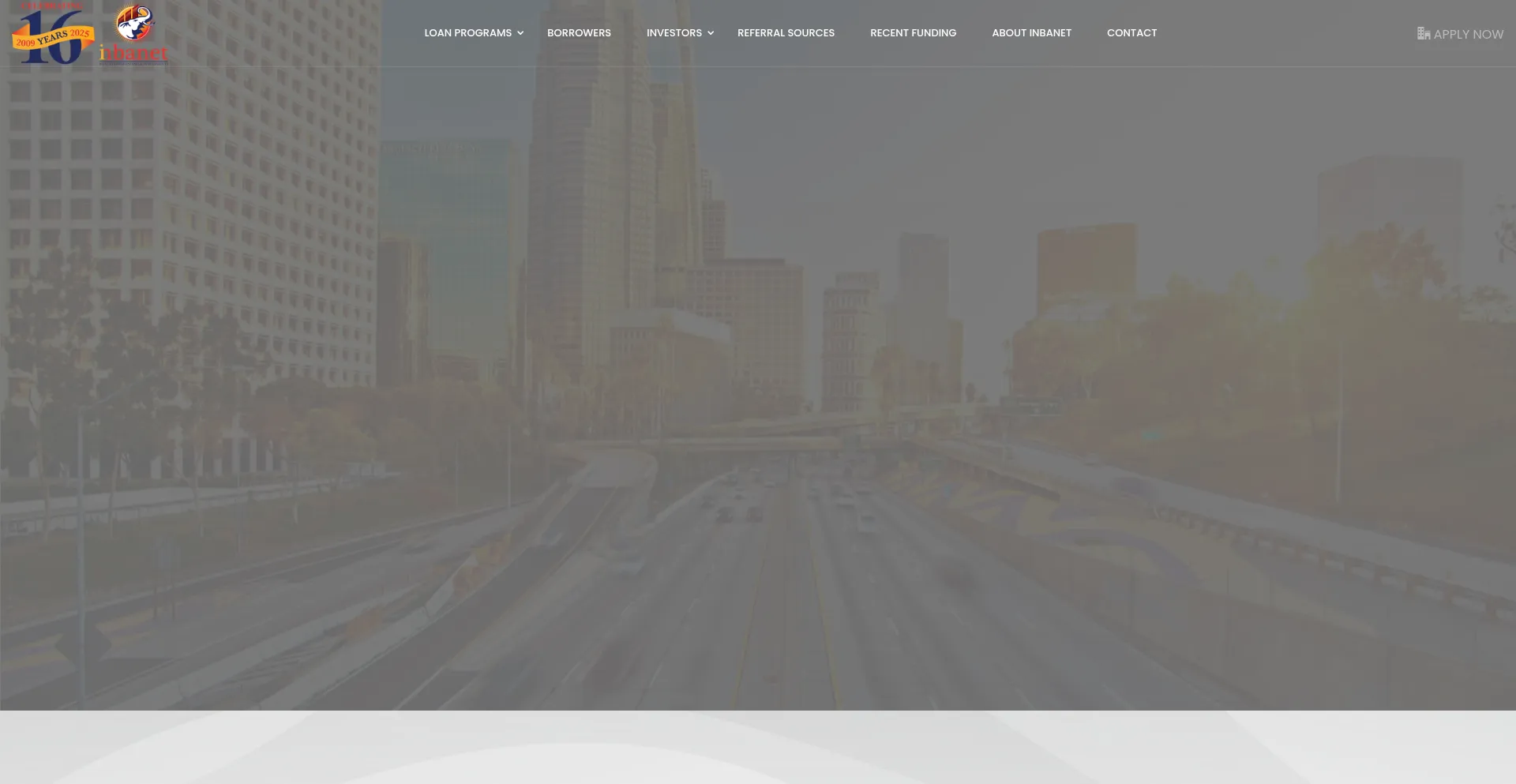 Website screenshot of Inbanet.com
