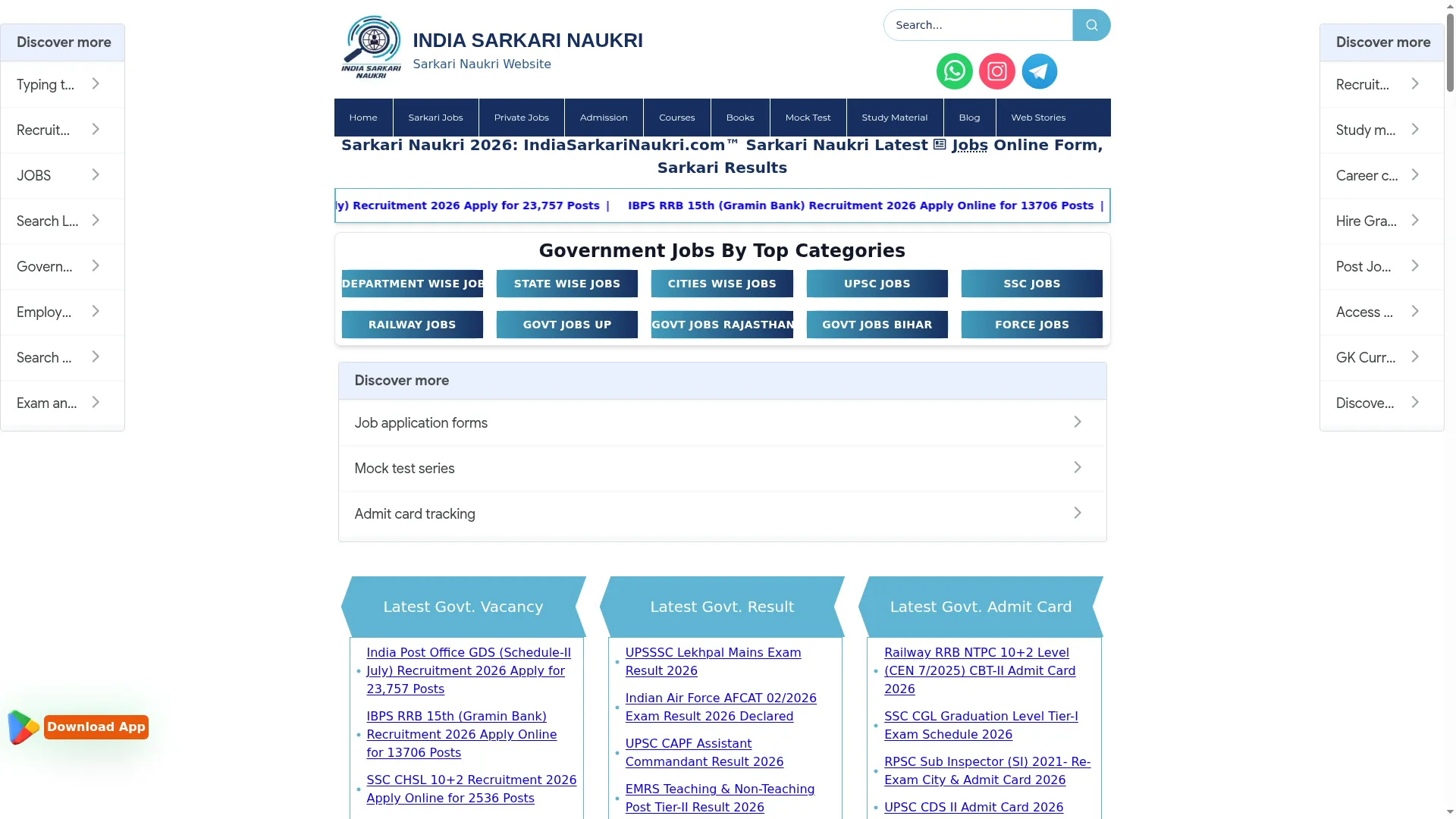 Indiasarkarinaukri.com
