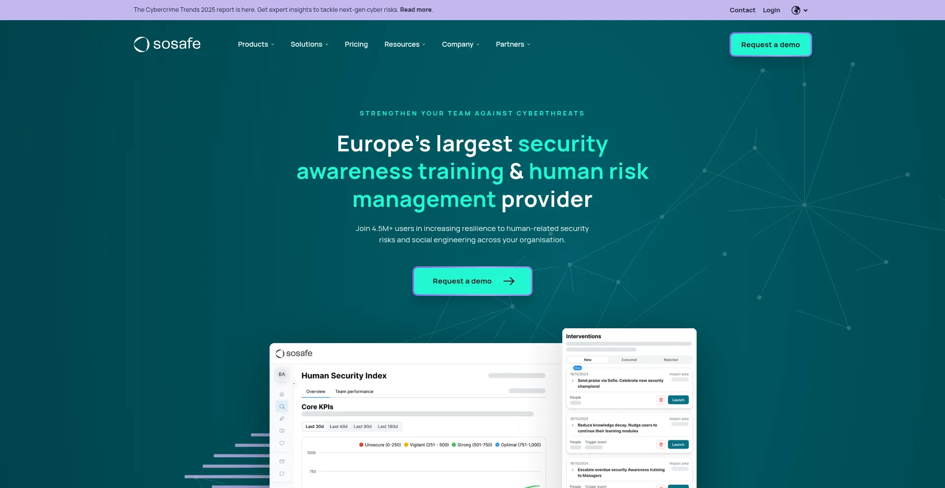 Website screenshot of Indra.eu-server.eu