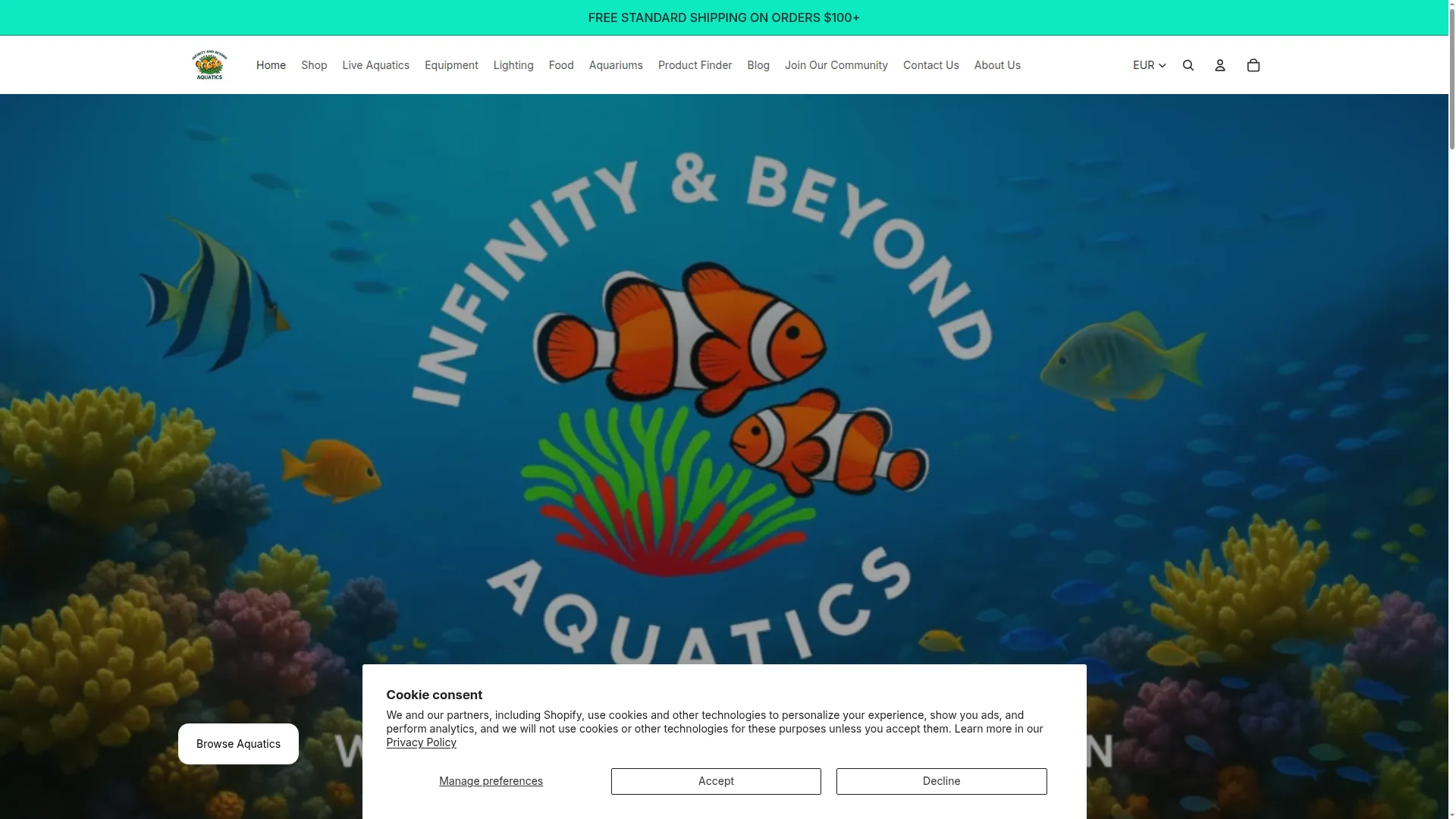 Infinityandbeyondaquatics.com
