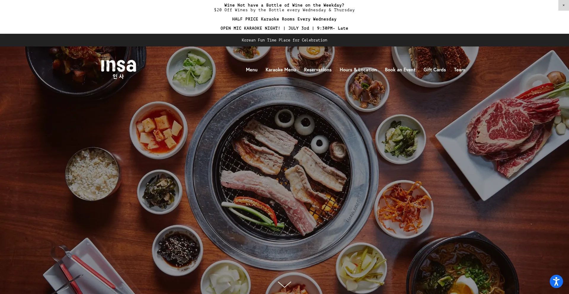 Website screenshot of Insabrooklyn.com