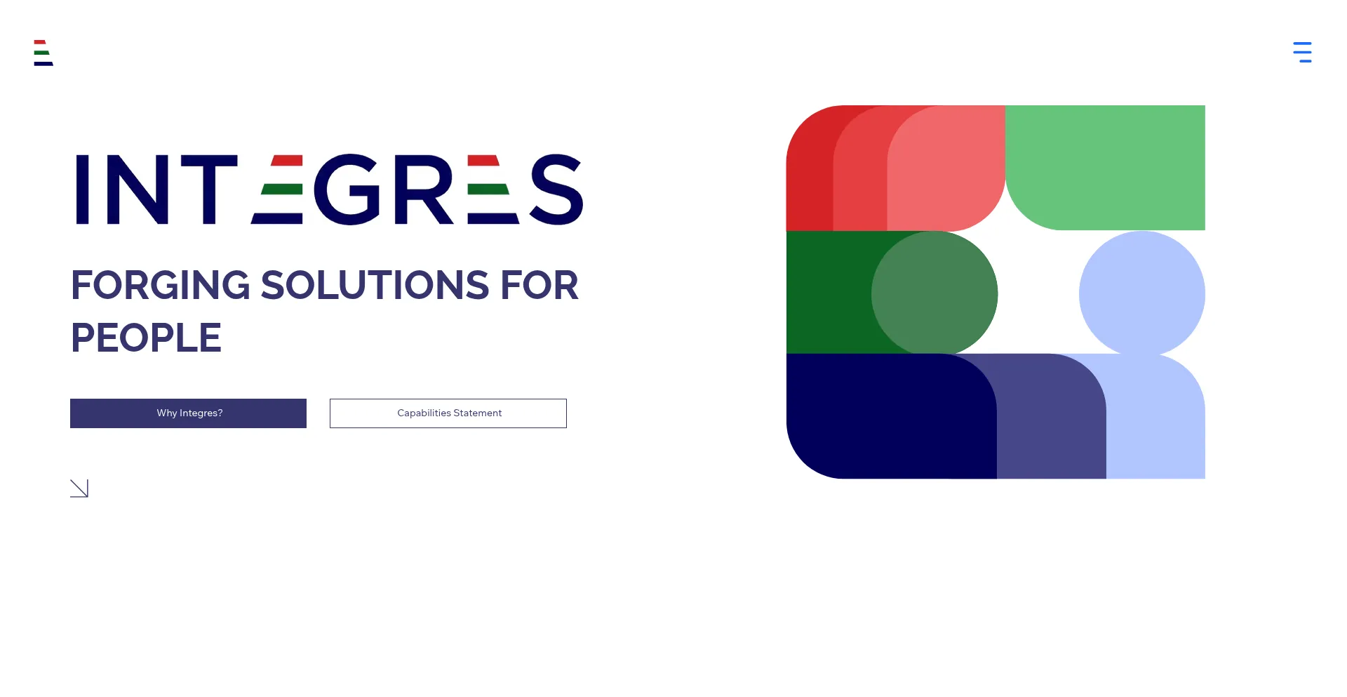 Website screenshot of Integrestech.com