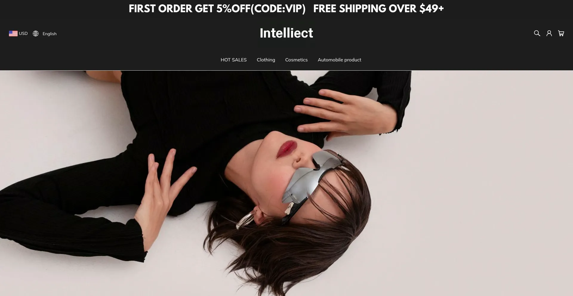 Website screenshot of Intelliect.com