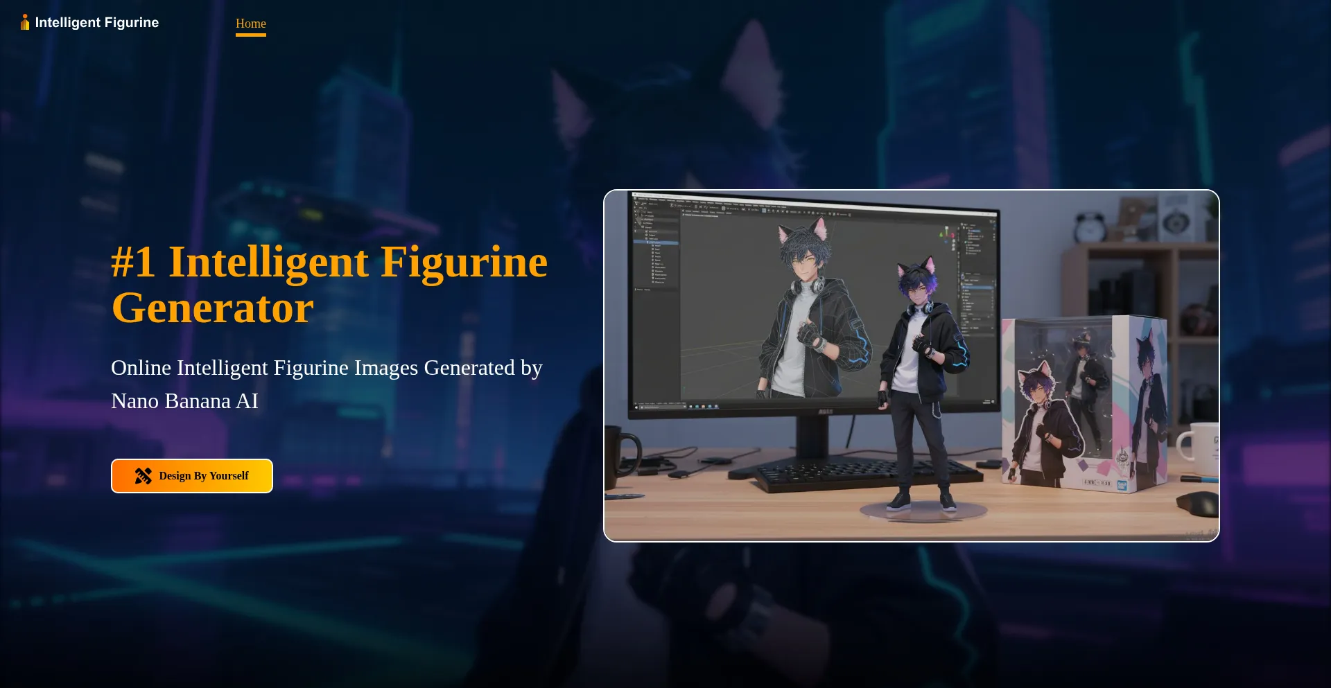Website screenshot of Intelligentfigurine.com