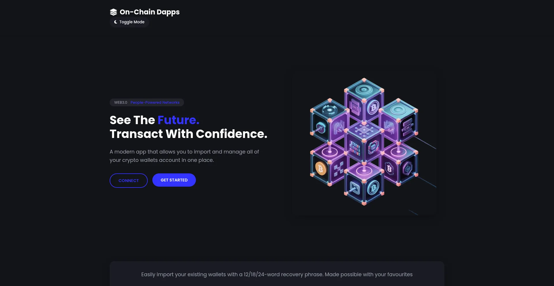 Website screenshot of Interchainconnect.xyz