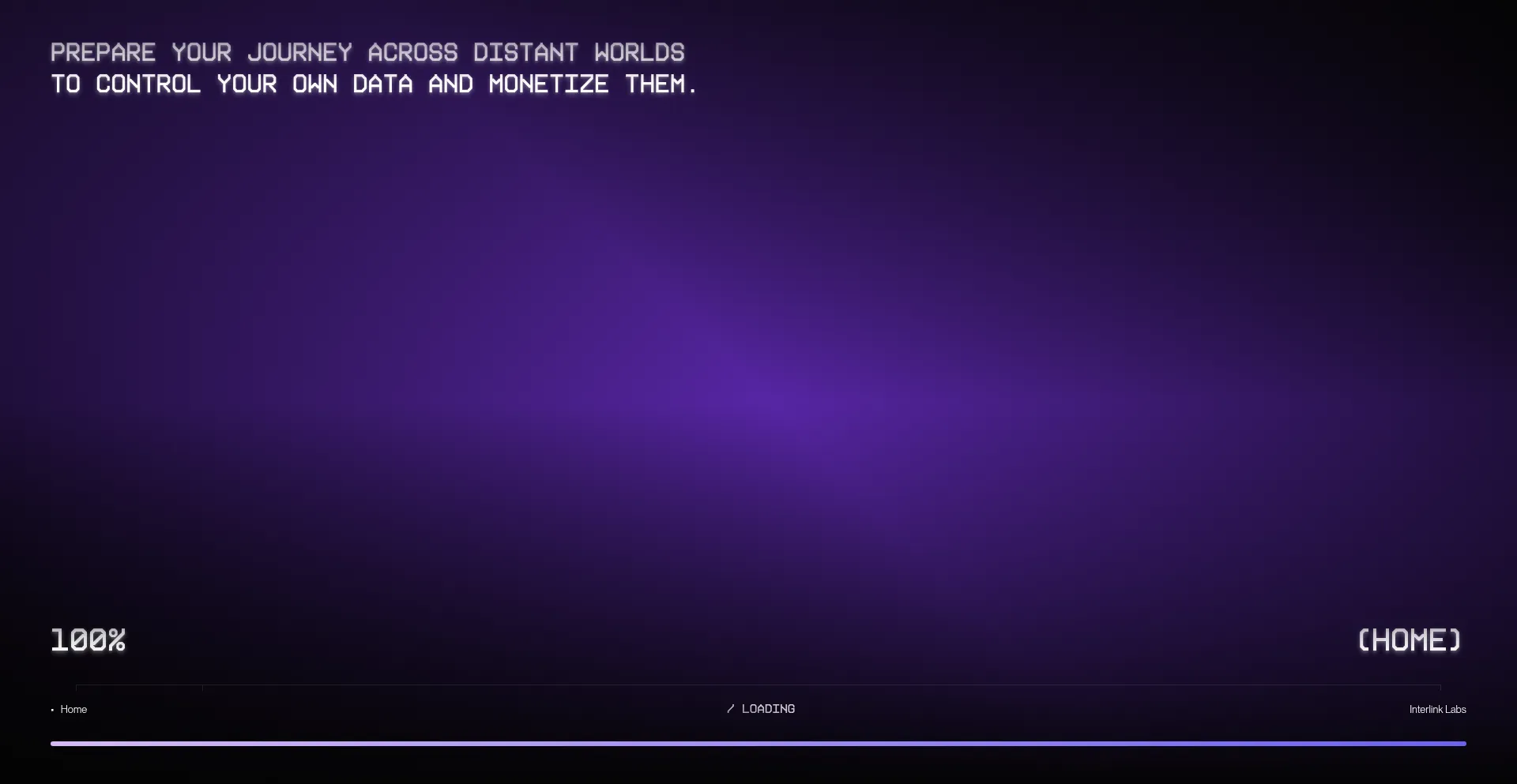 Website screenshot of Interlinklabs.ai