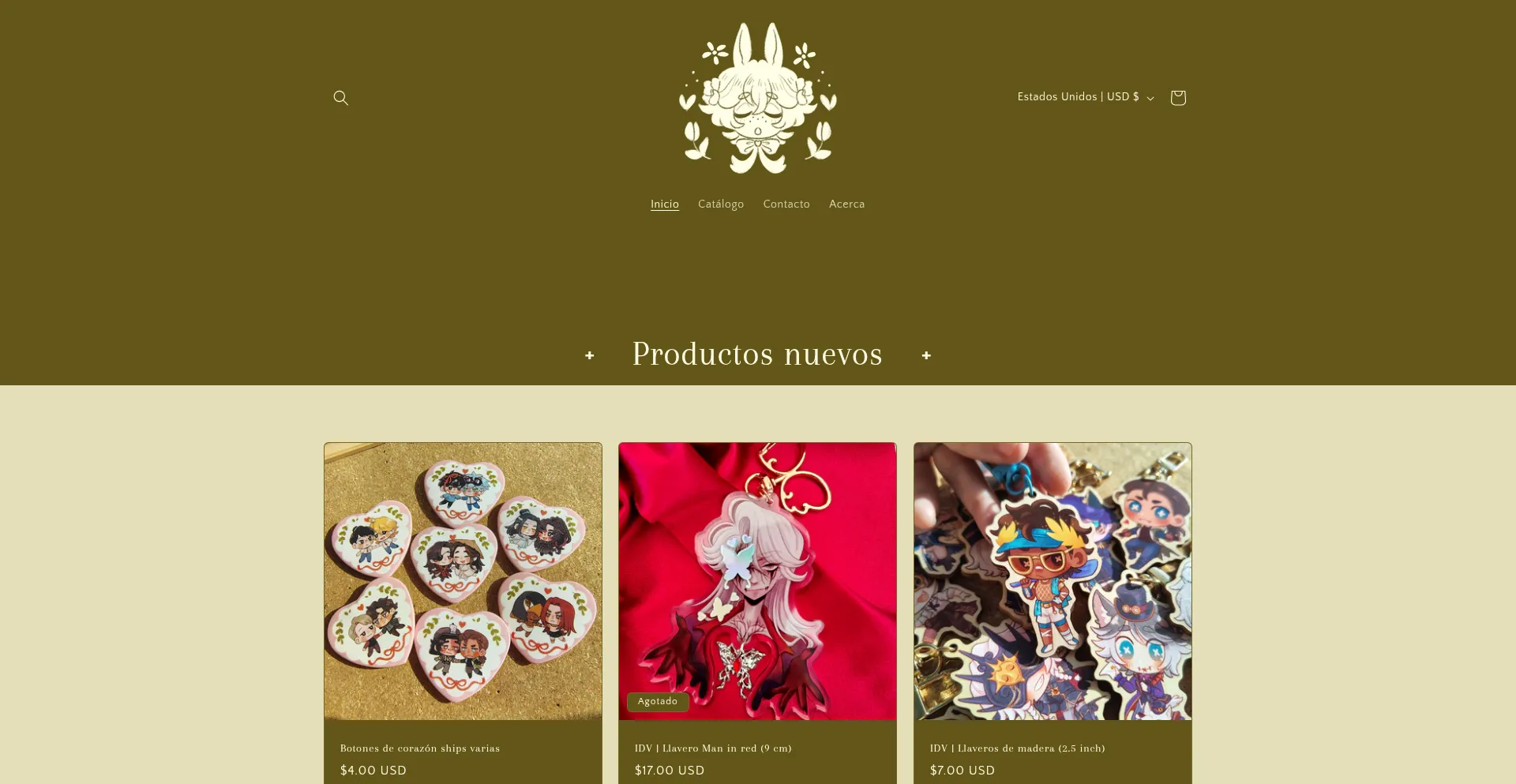 Website screenshot of Inustarmarket.myshopify.com