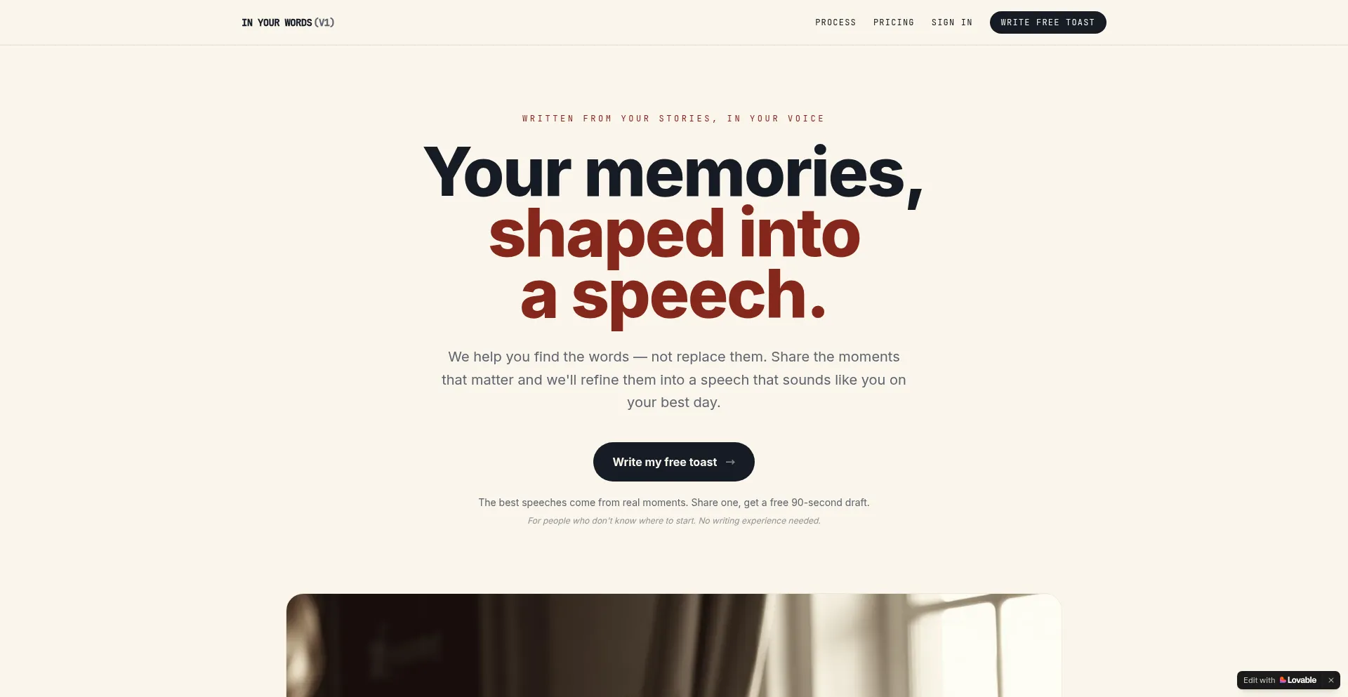 Inyourwords.app