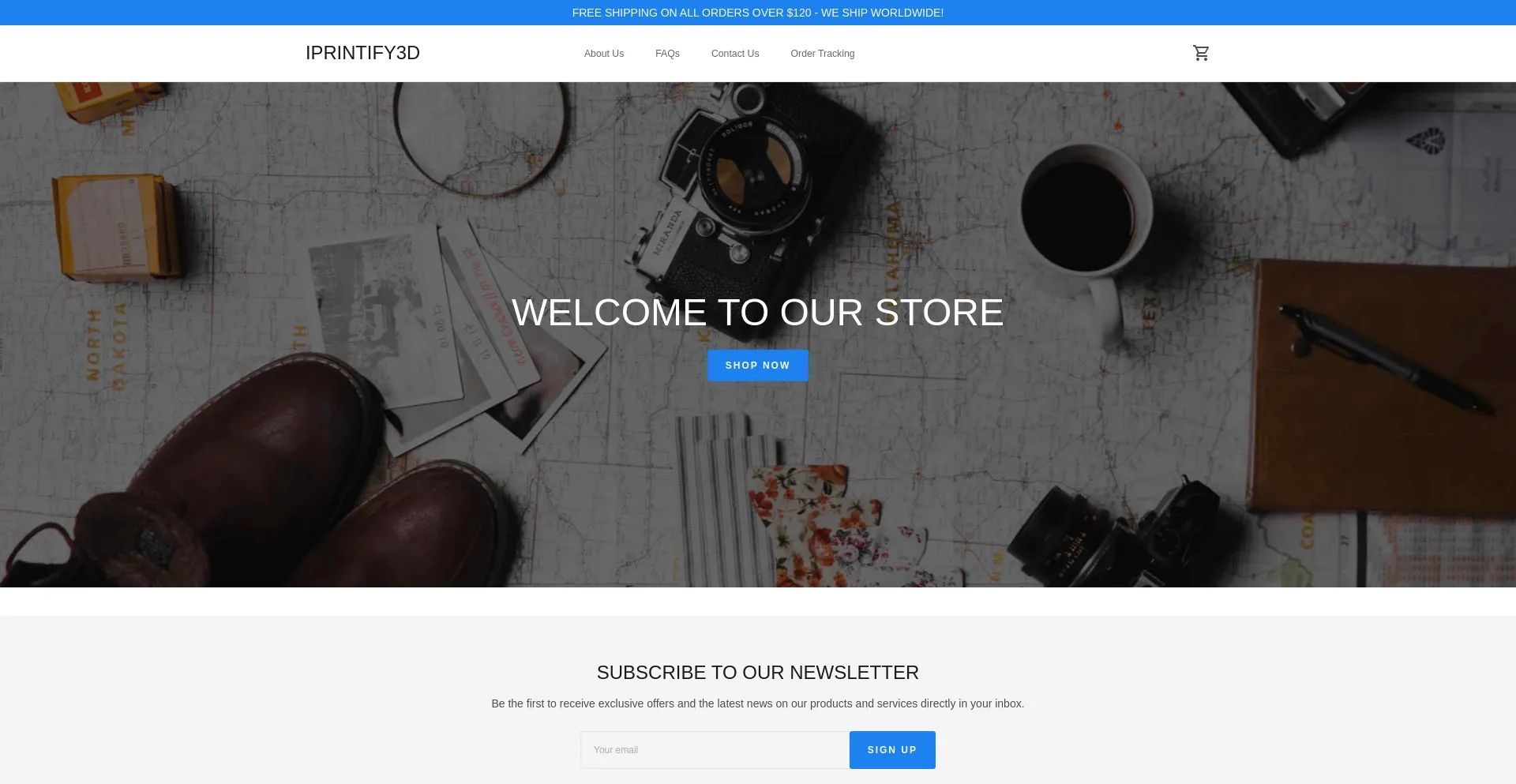Website screenshot of Iprintify3d.com