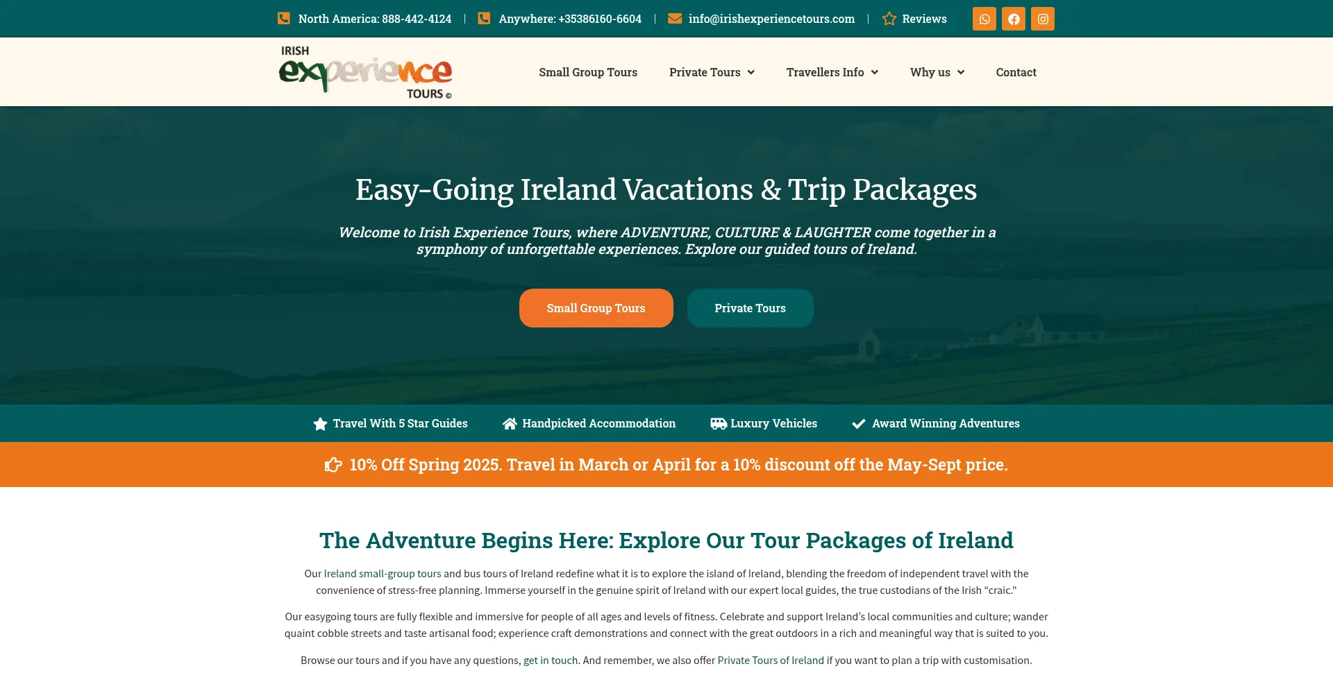 Irishexperiencetours.com